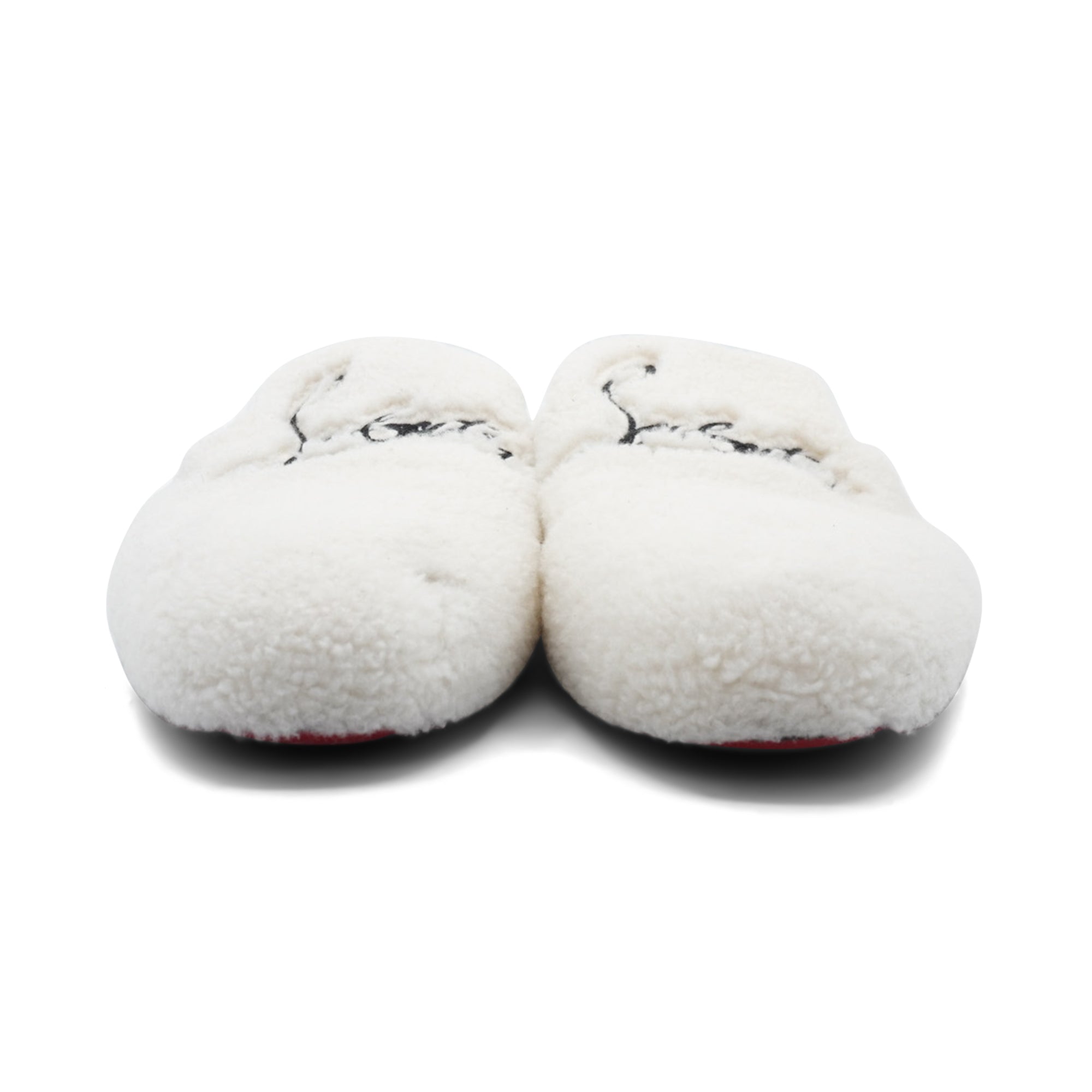 Christian Louboutin 'Coolito' Shearling Slides - Men's 40.5