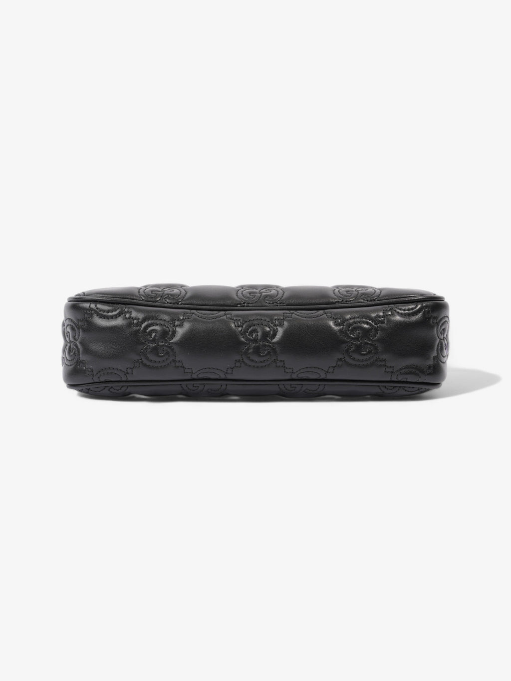 Gucci GG Shoulder Bag Black Matelasse Leather Small