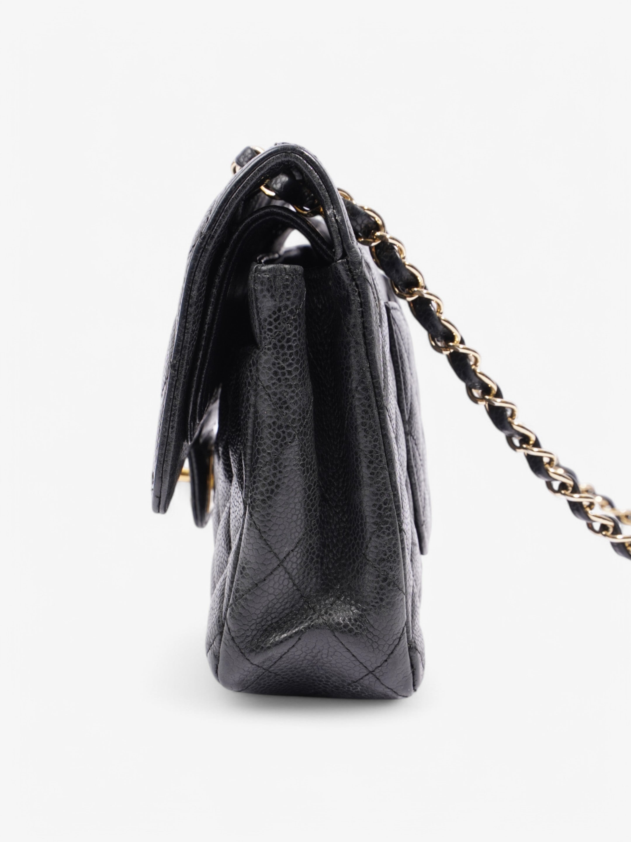 Chanel Classic Double Flap Black Caviar Leather Small