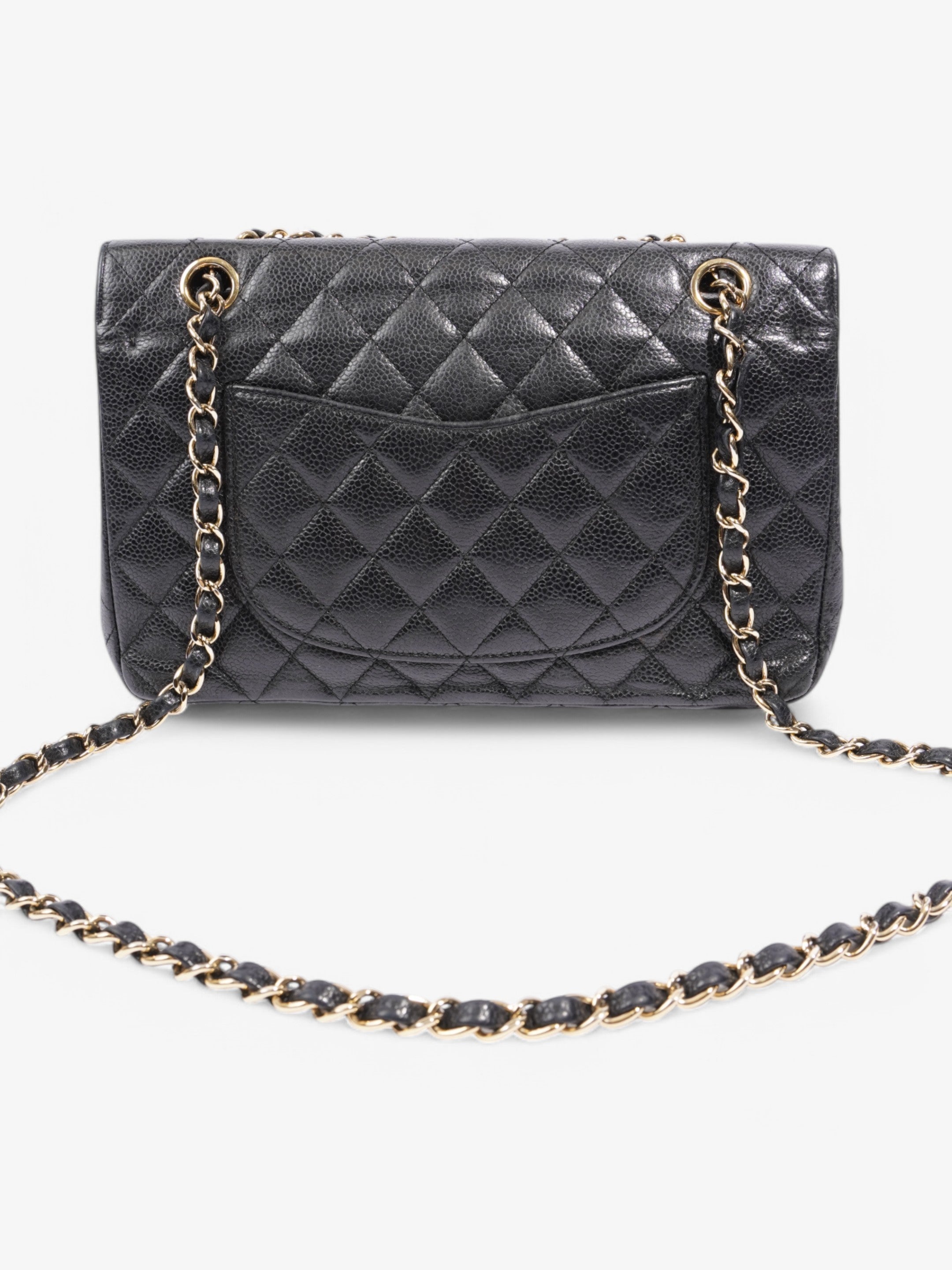 Chanel Classic Double Flap Black Caviar Leather Small