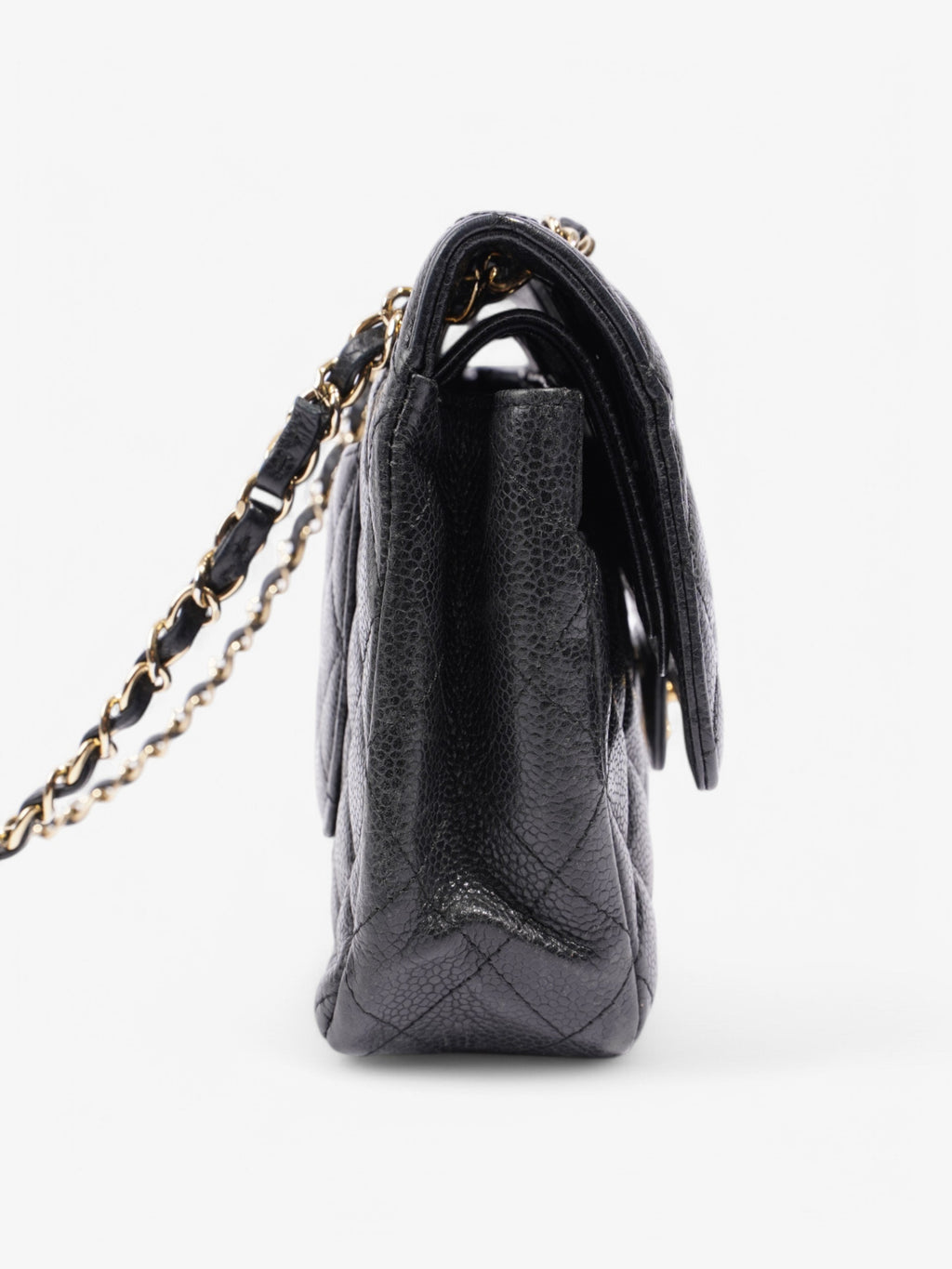 Chanel Classic Double Flap Black Caviar Leather Small