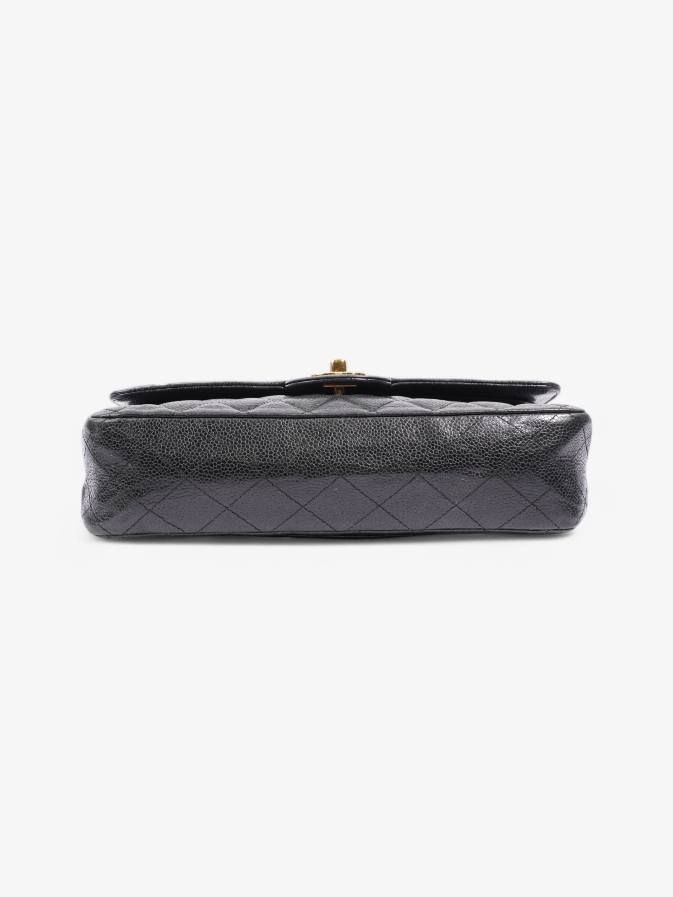 Chanel Classic Double Flap Black Caviar Leather Small