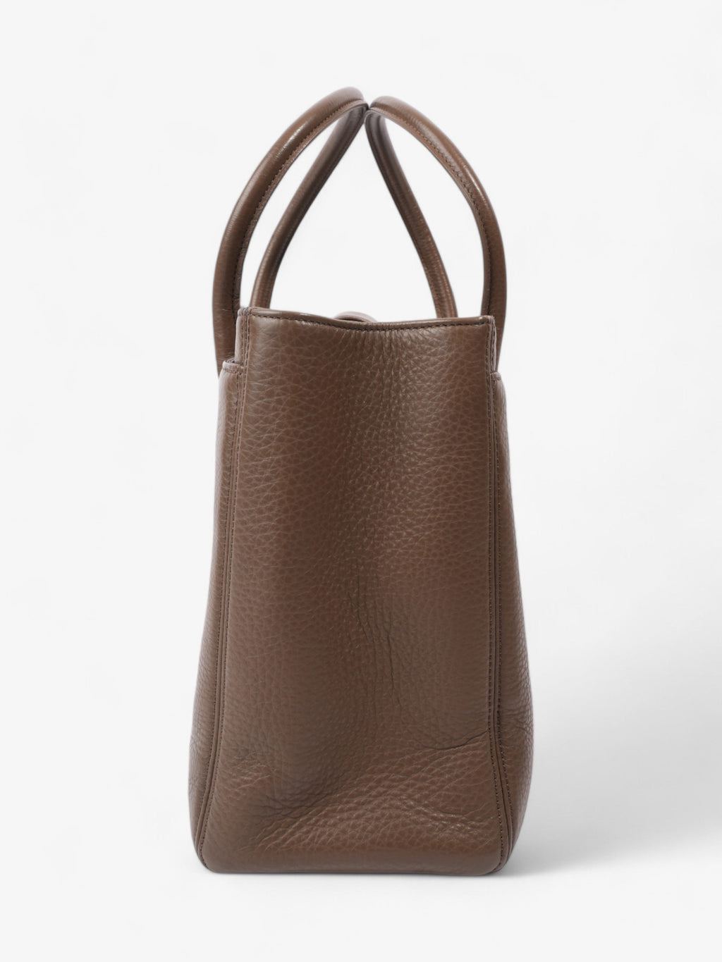 Chanel Executive Cerf Tote Brown Leather