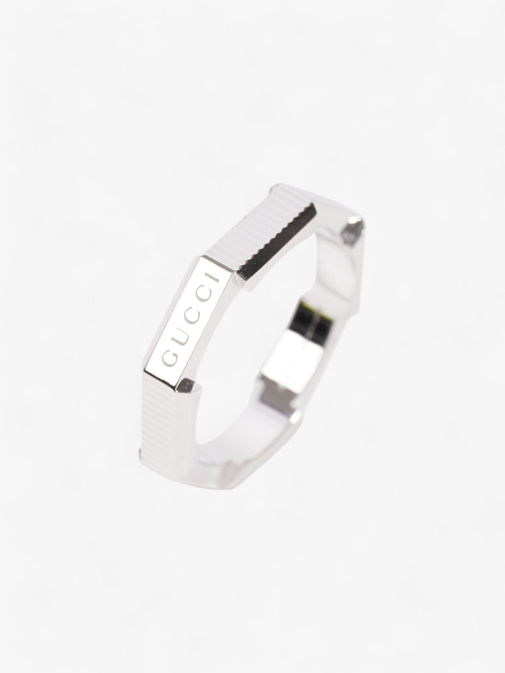 Gucci Link To Love Ring White White Gold 12 (52mm)