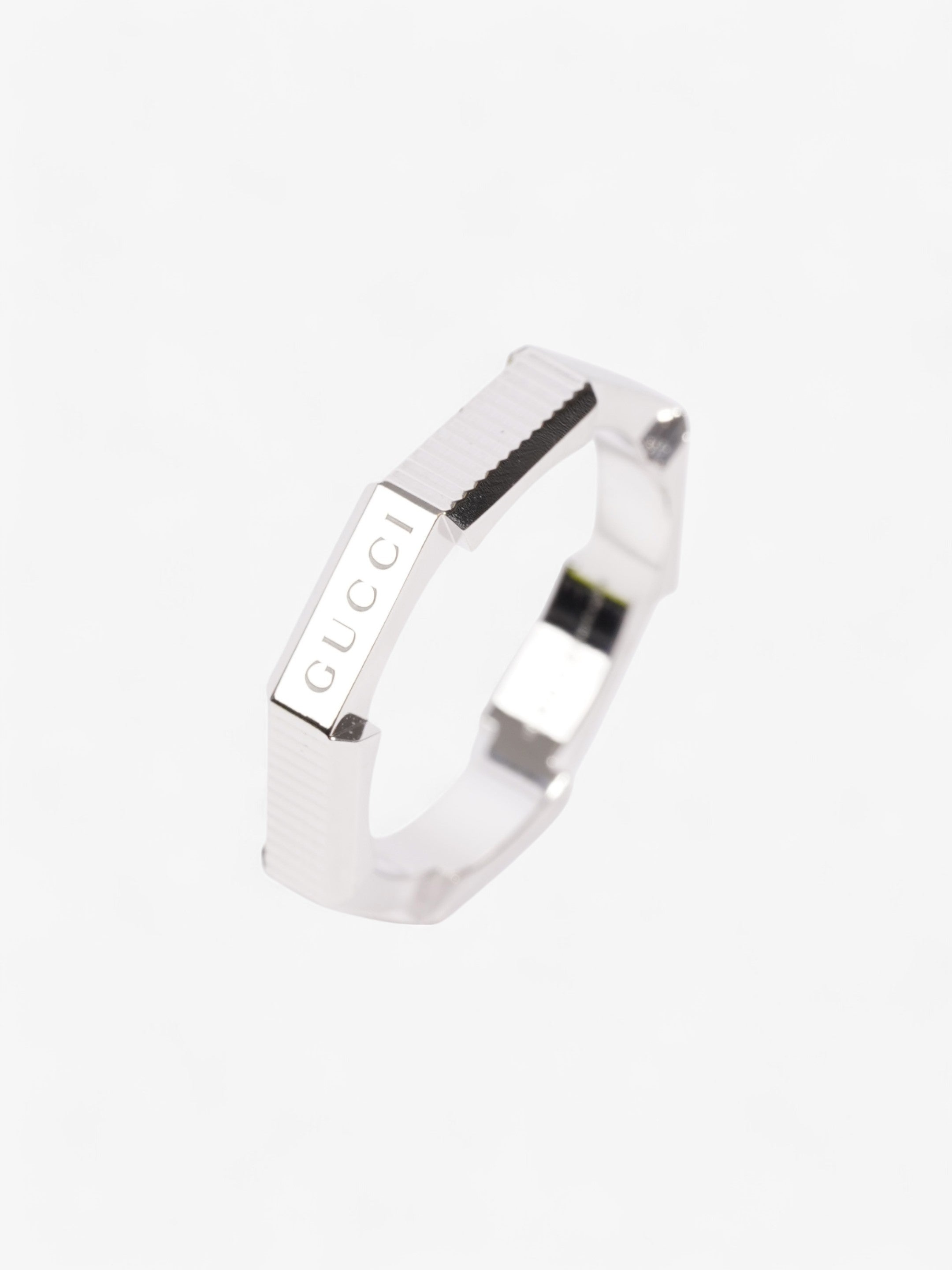 Gucci Link To Love Ring White White Gold 12 (52mm)