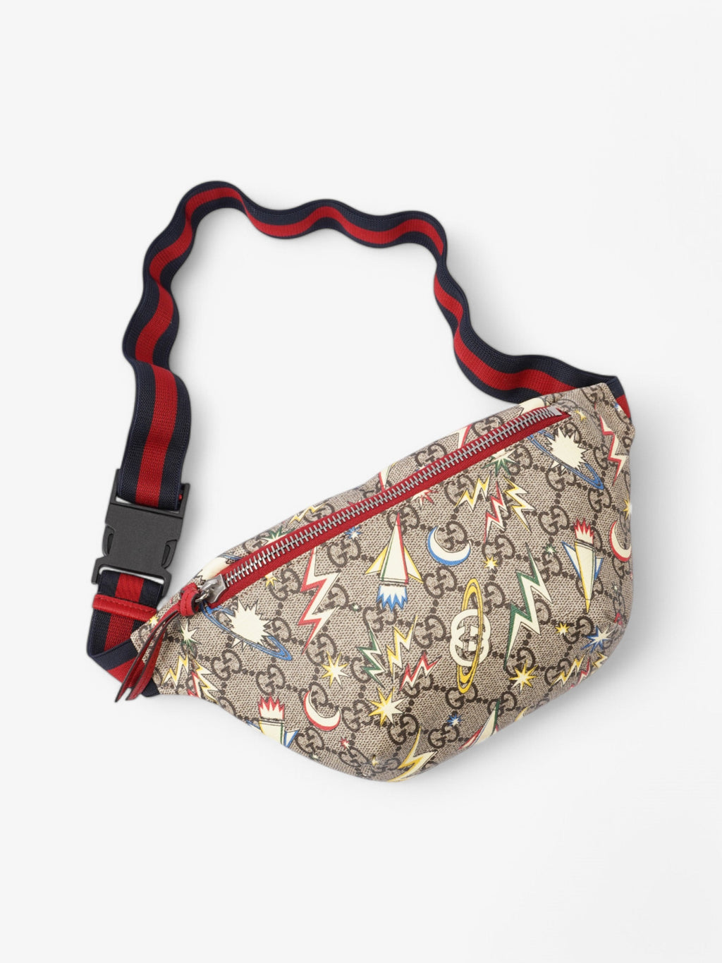 Gucci GG Space Belt Bag GG Supreme / Multicoloured Coated Canvas