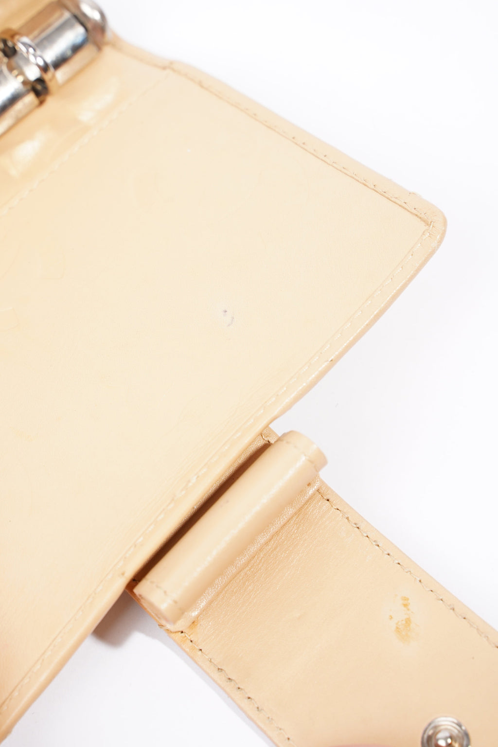 Chanel Diary Planner Beige / Black CC Lambskin Leather