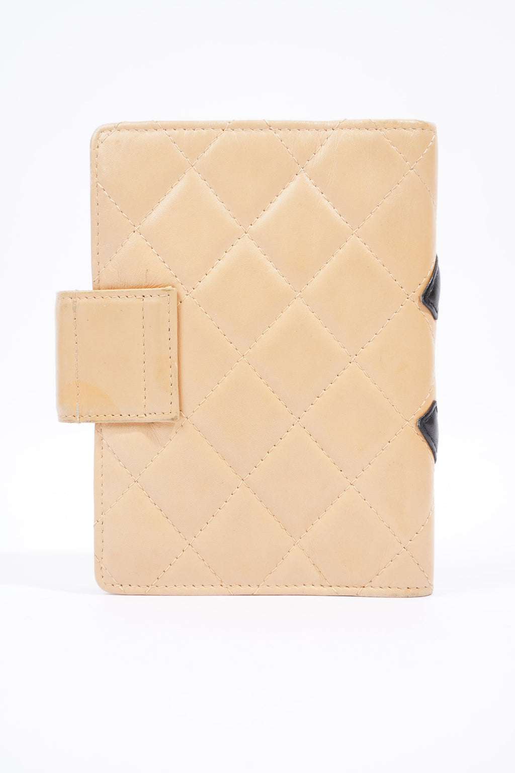 Chanel Diary Planner Beige / Black CC Lambskin Leather