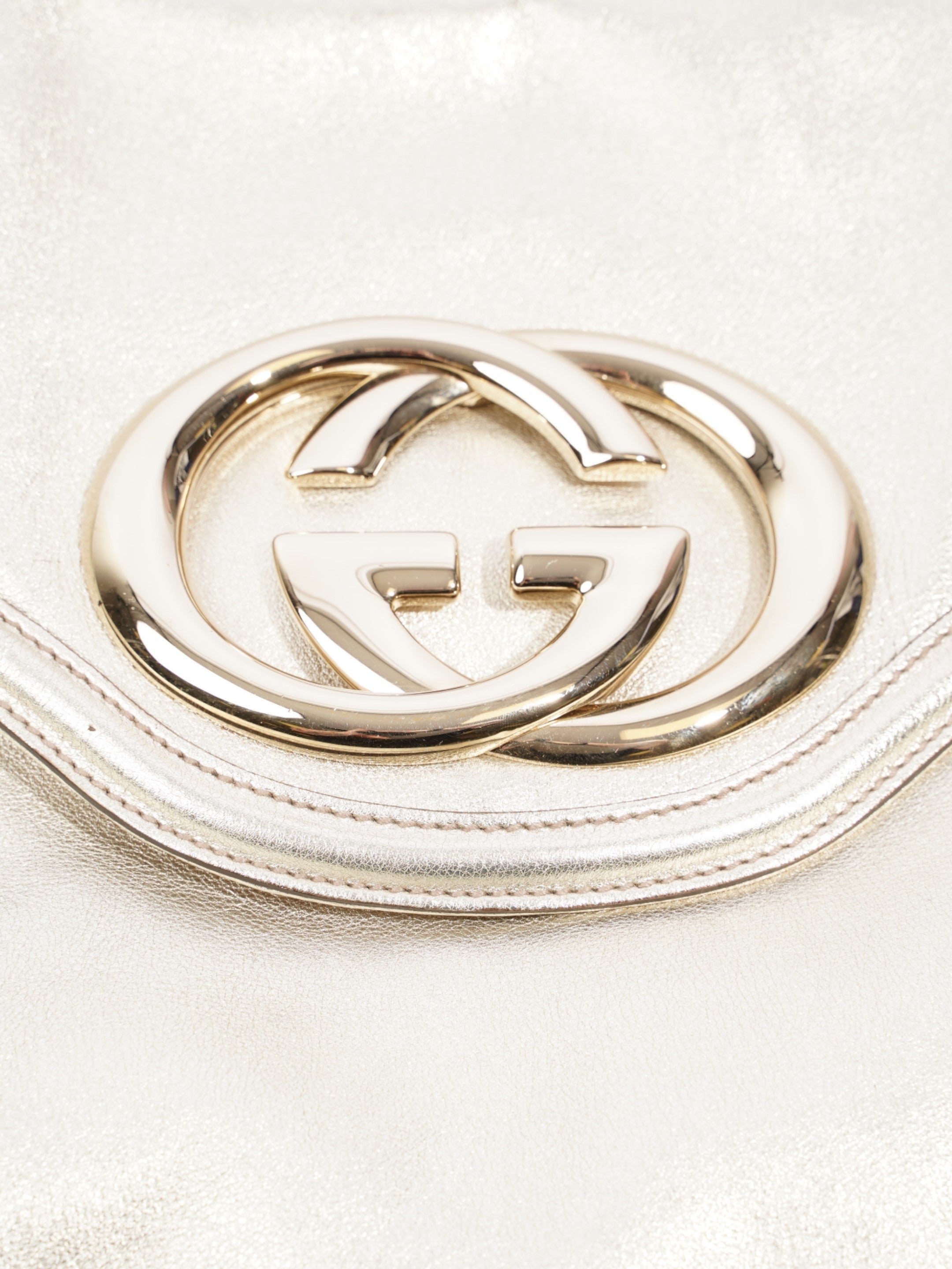 Gucci Tassel Flap Light Gold Leather