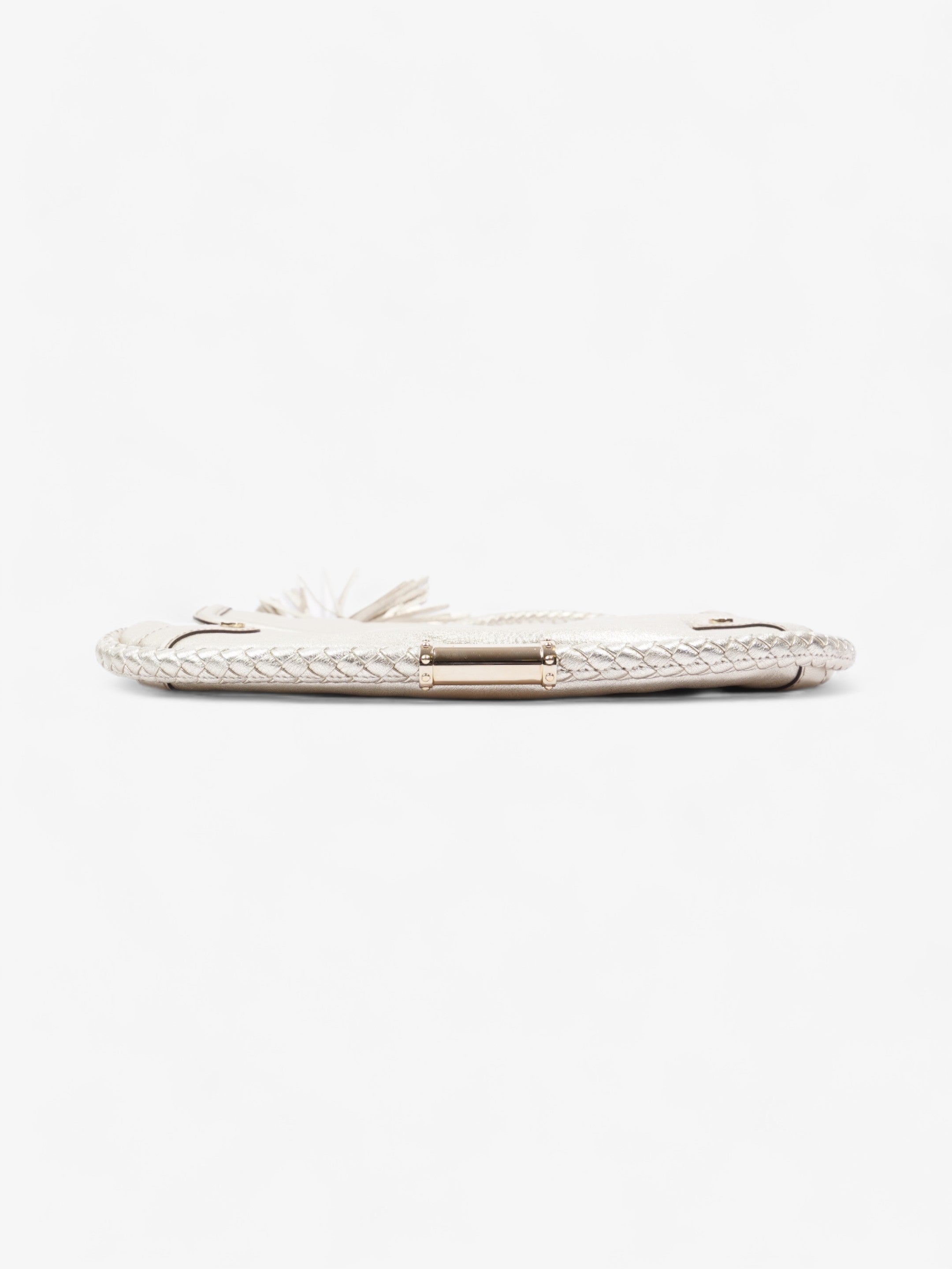 Gucci Tassel Flap Light Gold Leather