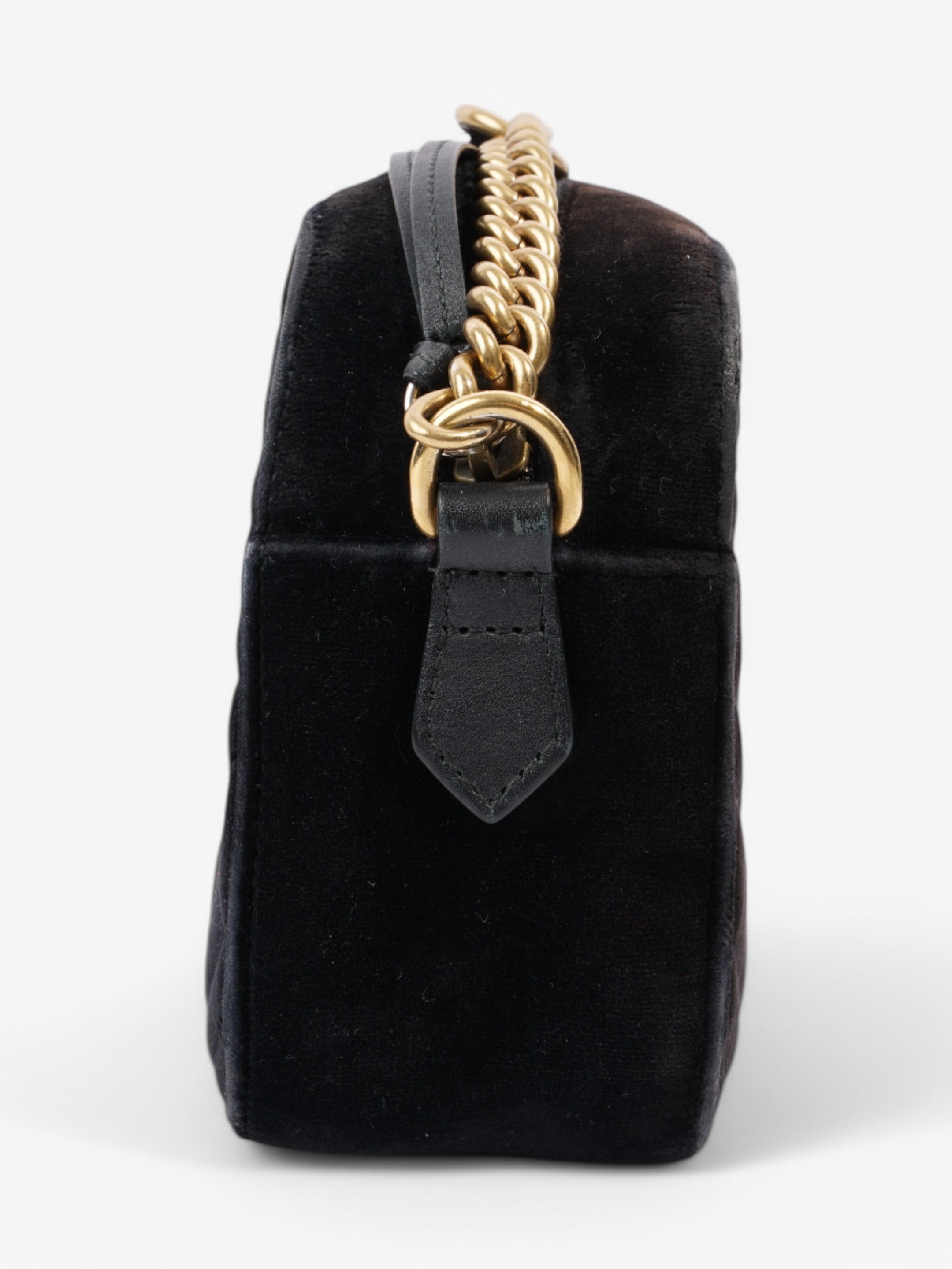Gucci GG Marmont Black Velvet Small