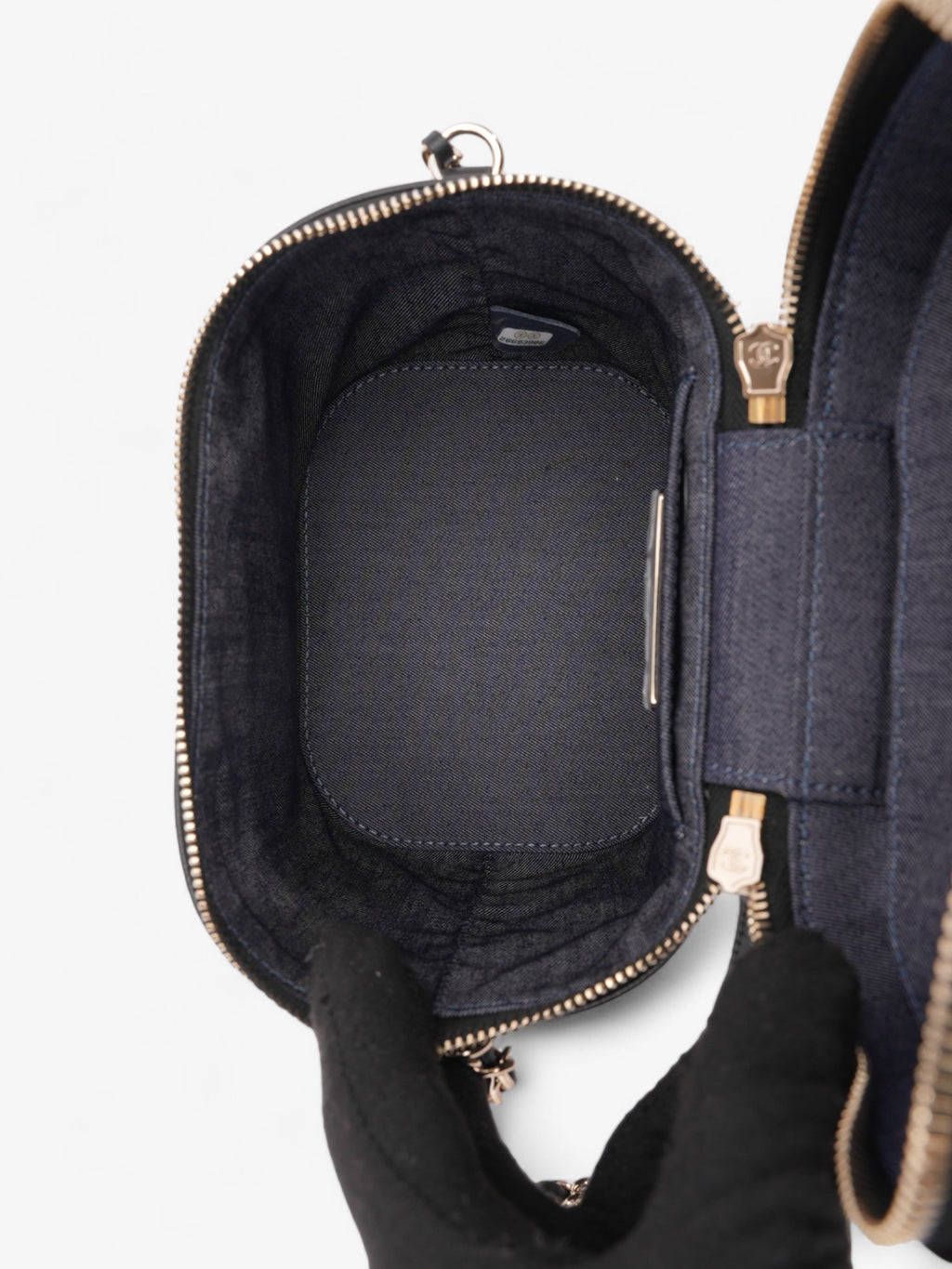 Chanel Coco Vanity Bag Black Caviar Leather