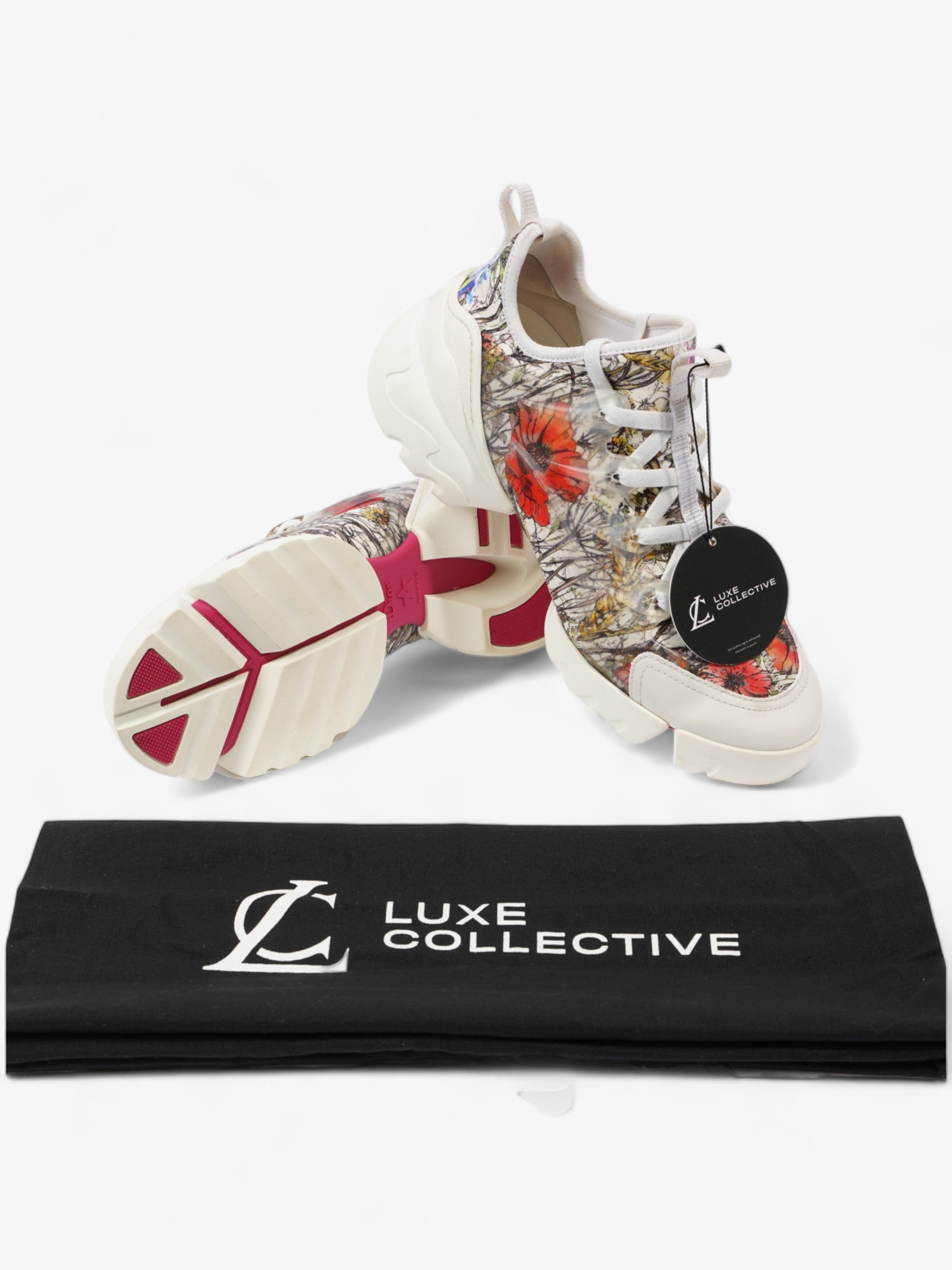 Christian Dior D-Connect White / Multicoloured Neoprene EU 38 UK 5