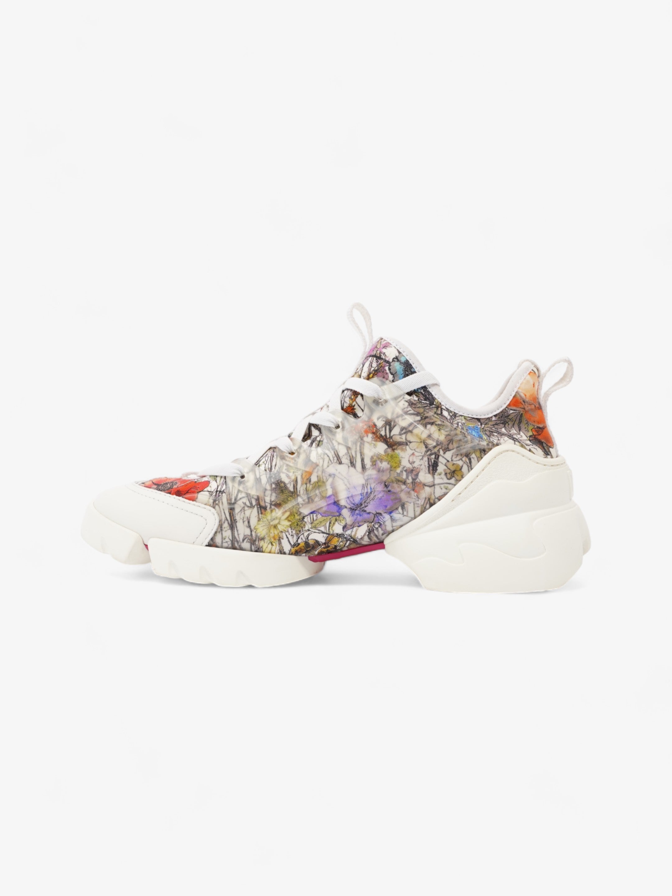 Christian Dior D-Connect White / Multicoloured Neoprene EU 38 UK 5