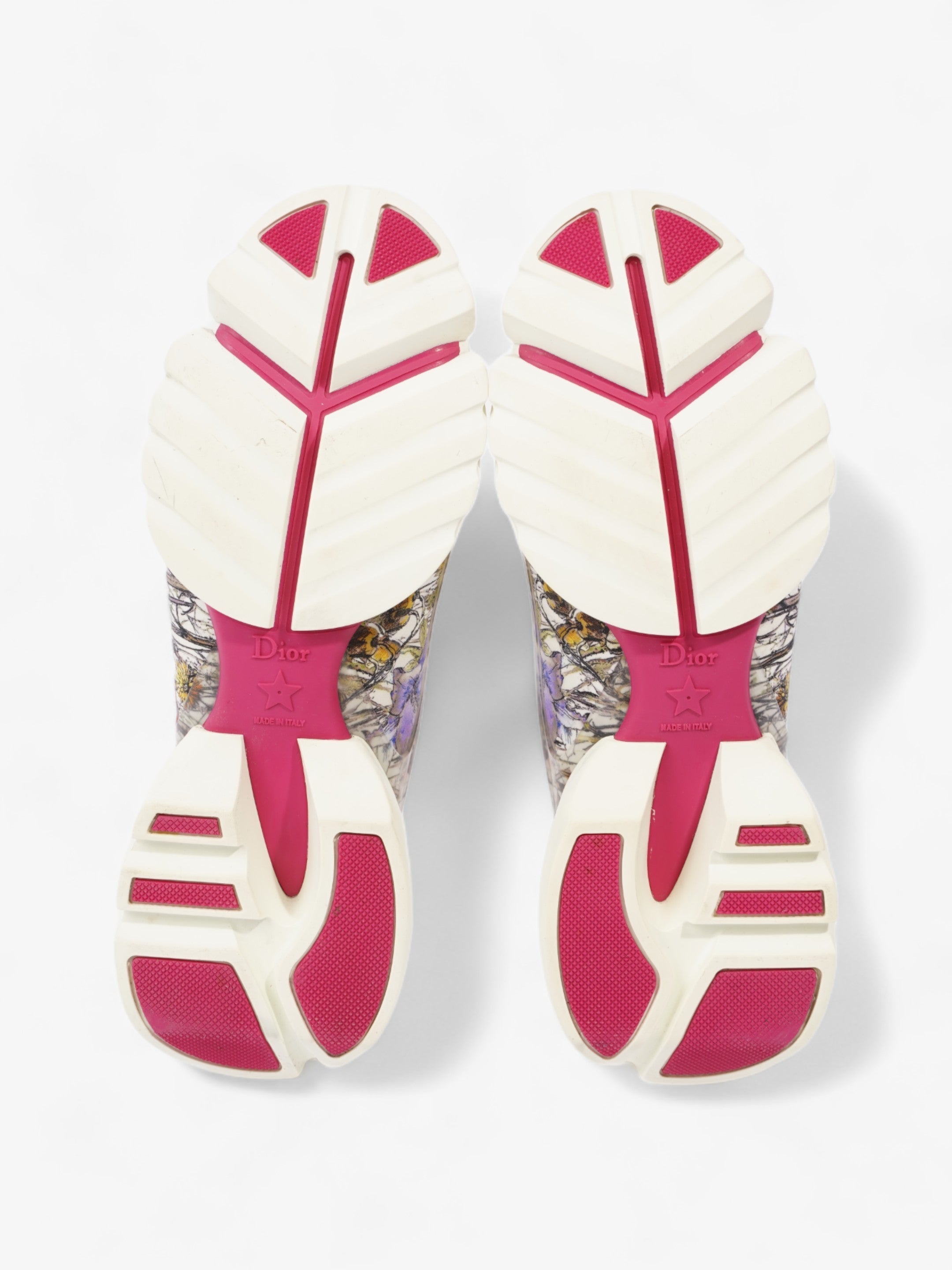 Christian Dior D-Connect White / Multicoloured Neoprene EU 38 UK 5
