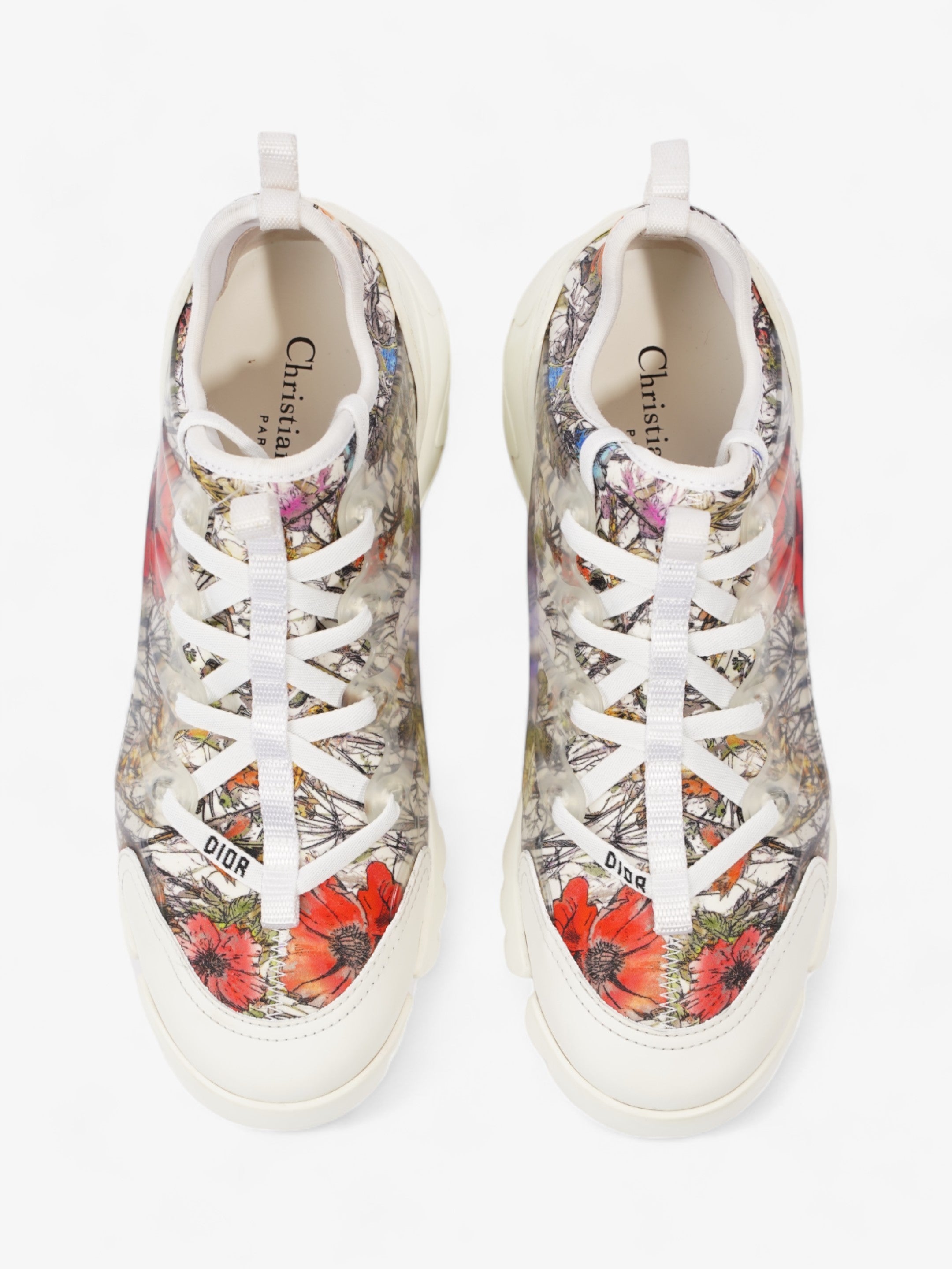 Christian Dior D-Connect White / Multicoloured Neoprene EU 38 UK 5