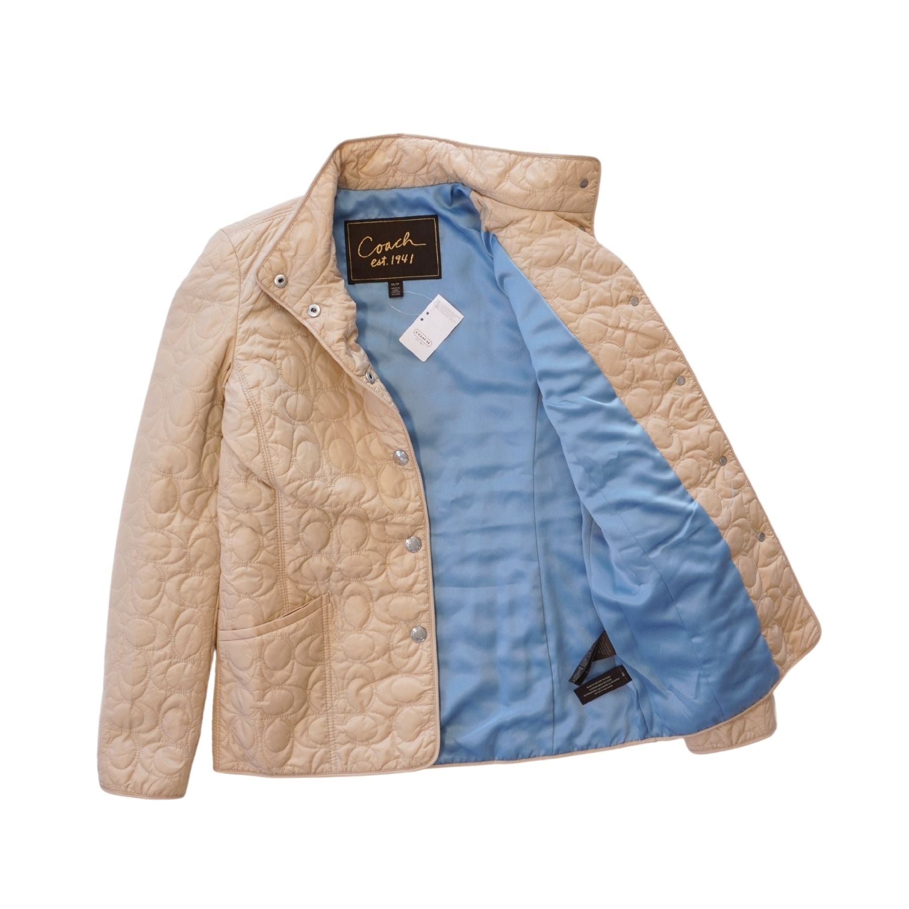 Coach 'Signature Quilted Hacking' Jacket  - Women's XS