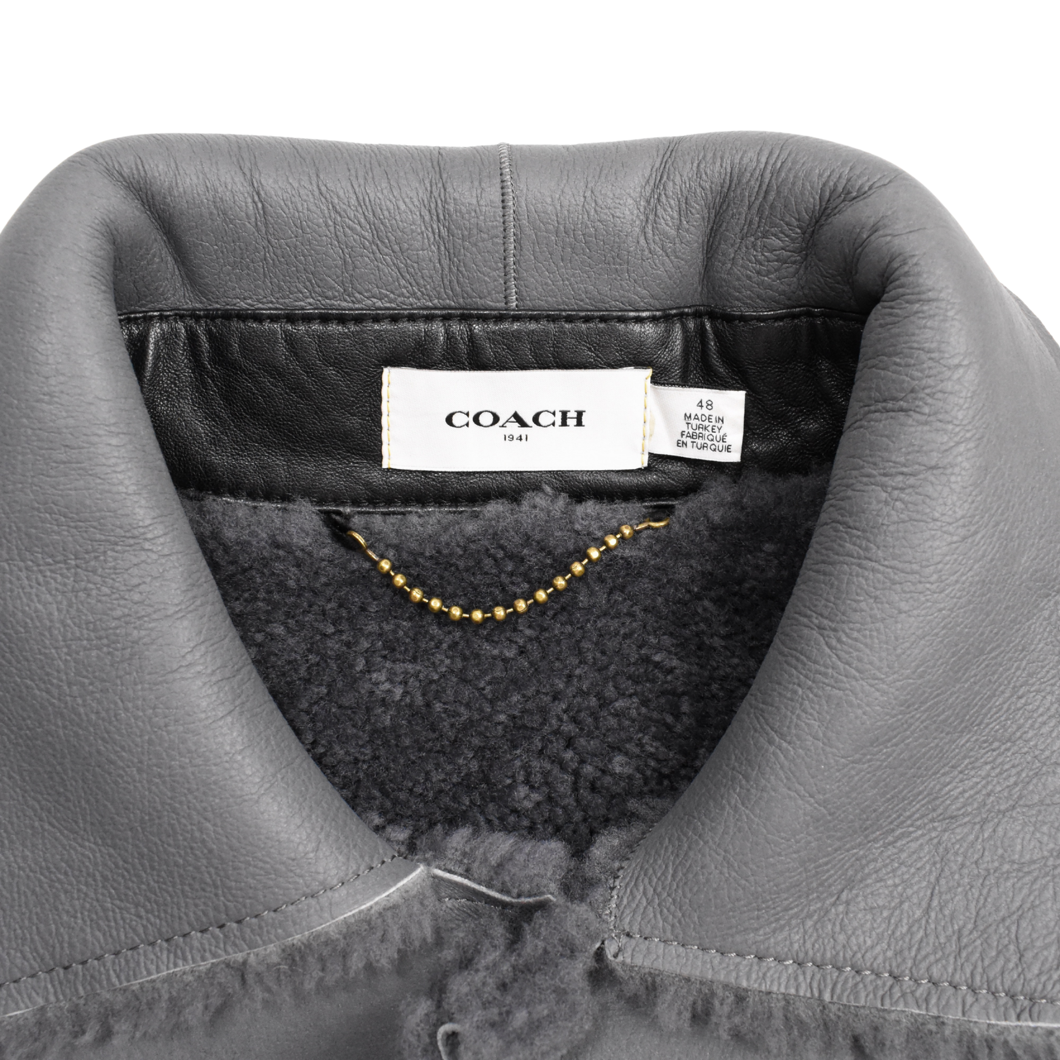 Coach Shearling Jacket - Men's 48
