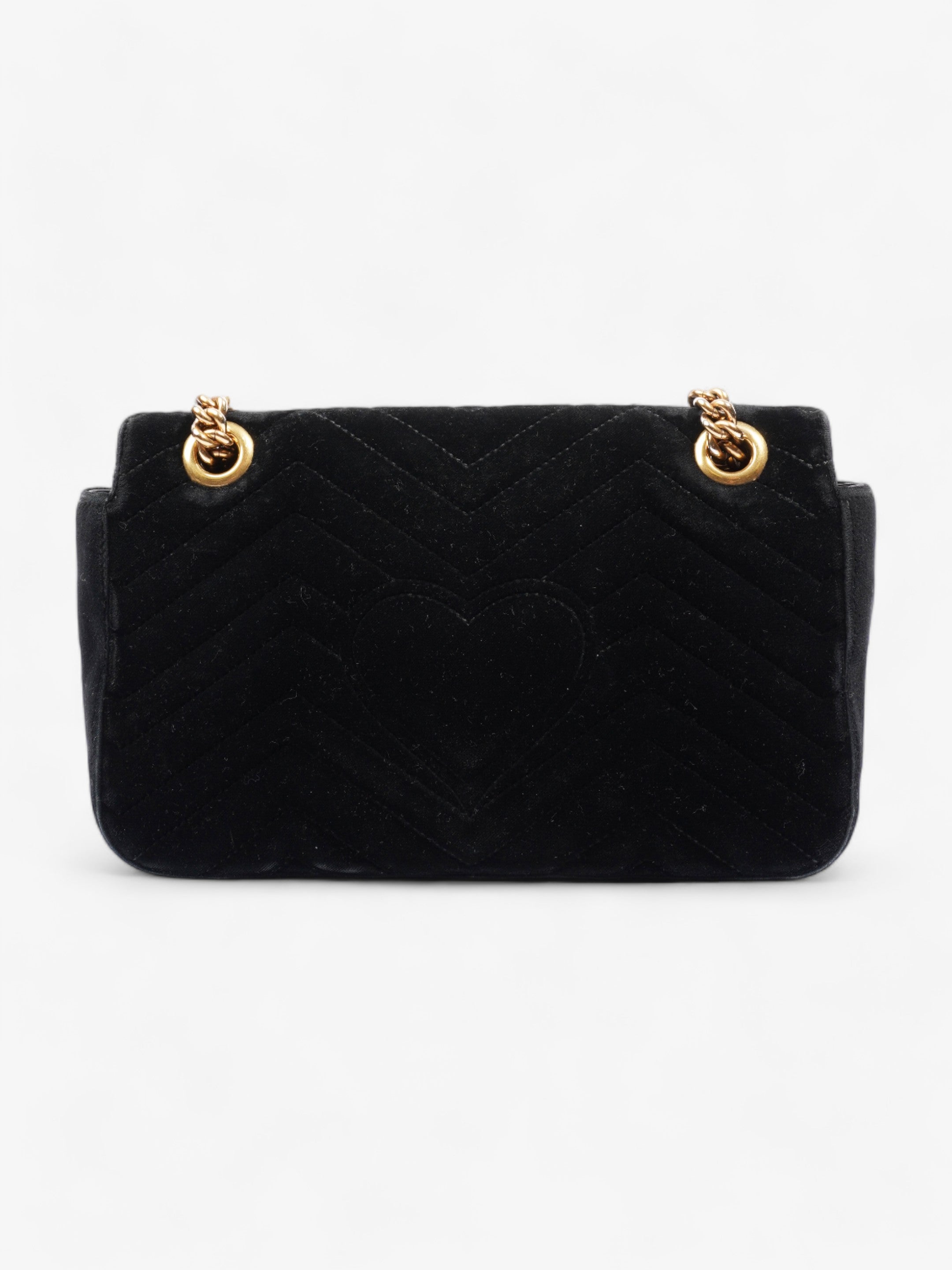 Gucci GG Marmont Black Velvet Small
