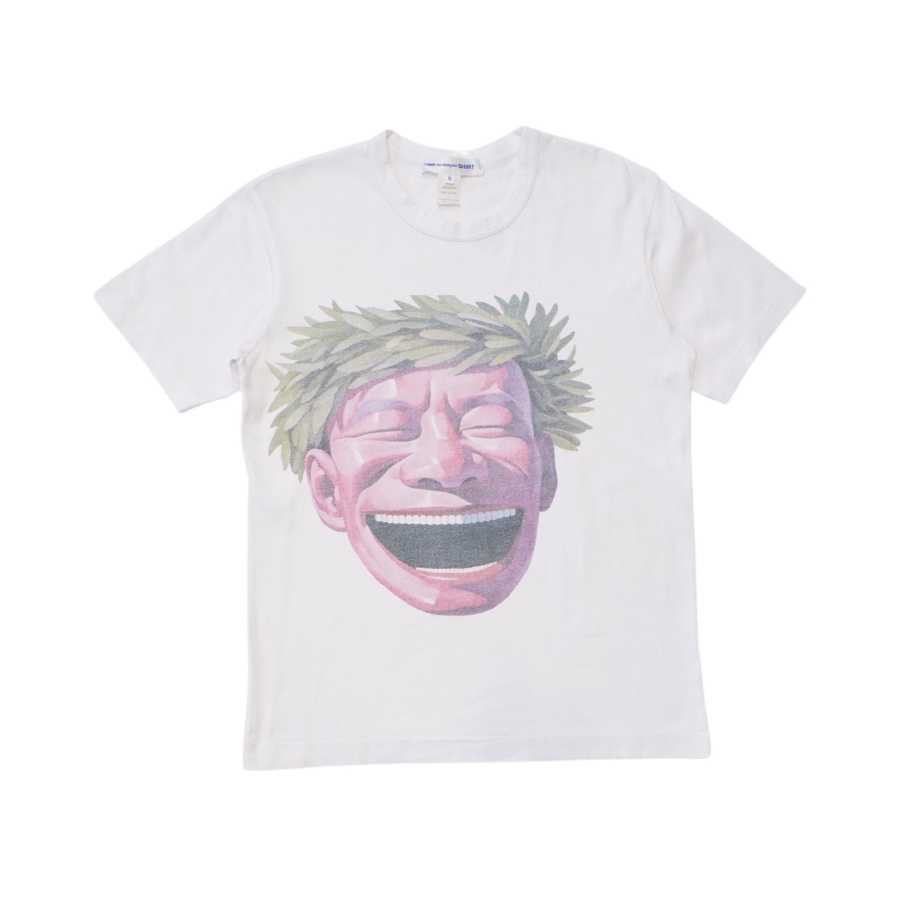 Comme Des Garcons Shirt 'Laughing Caesar' T-Shirt - Men's M