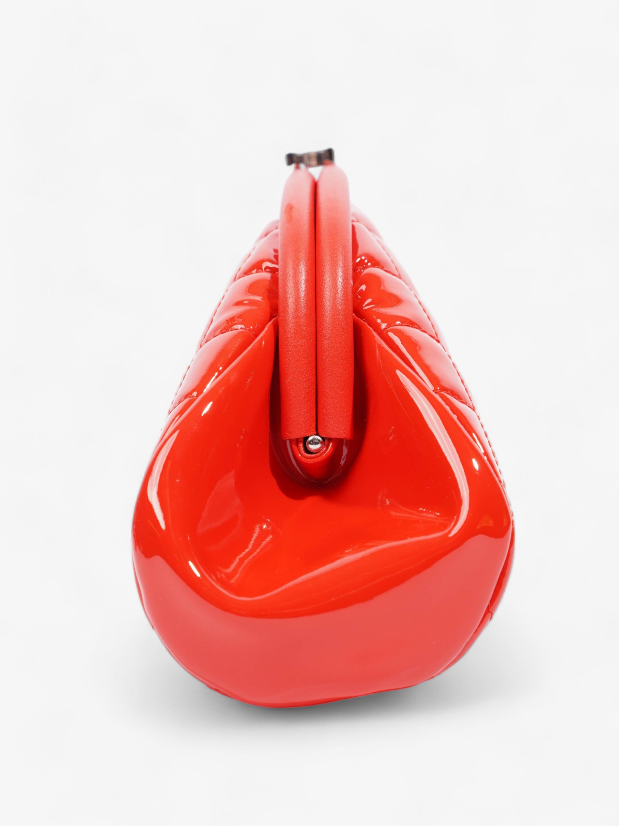 Chanel Timeless Clutch Red Patent Leather