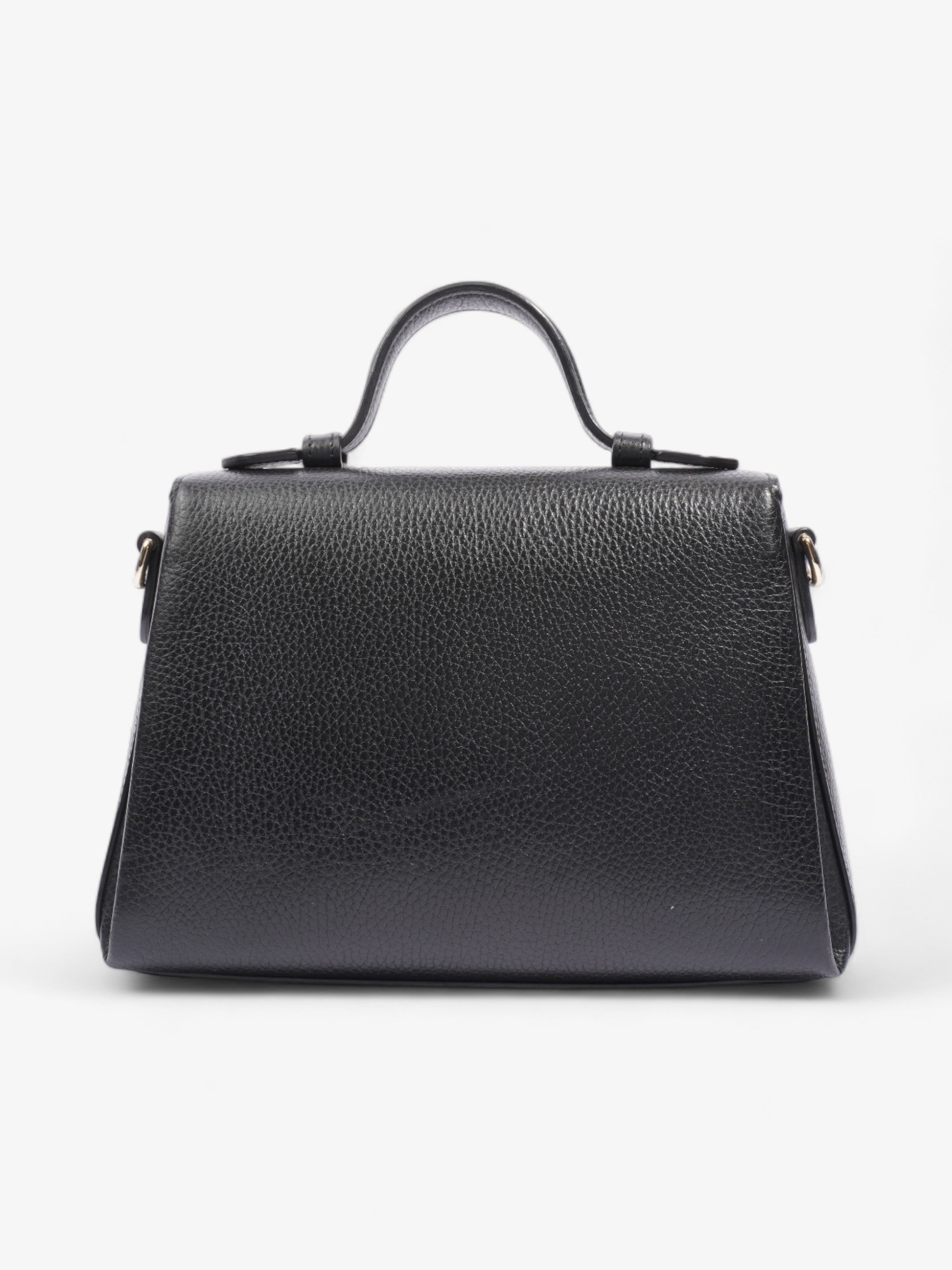 Gucci Interlocking G Shoulder Black Leather