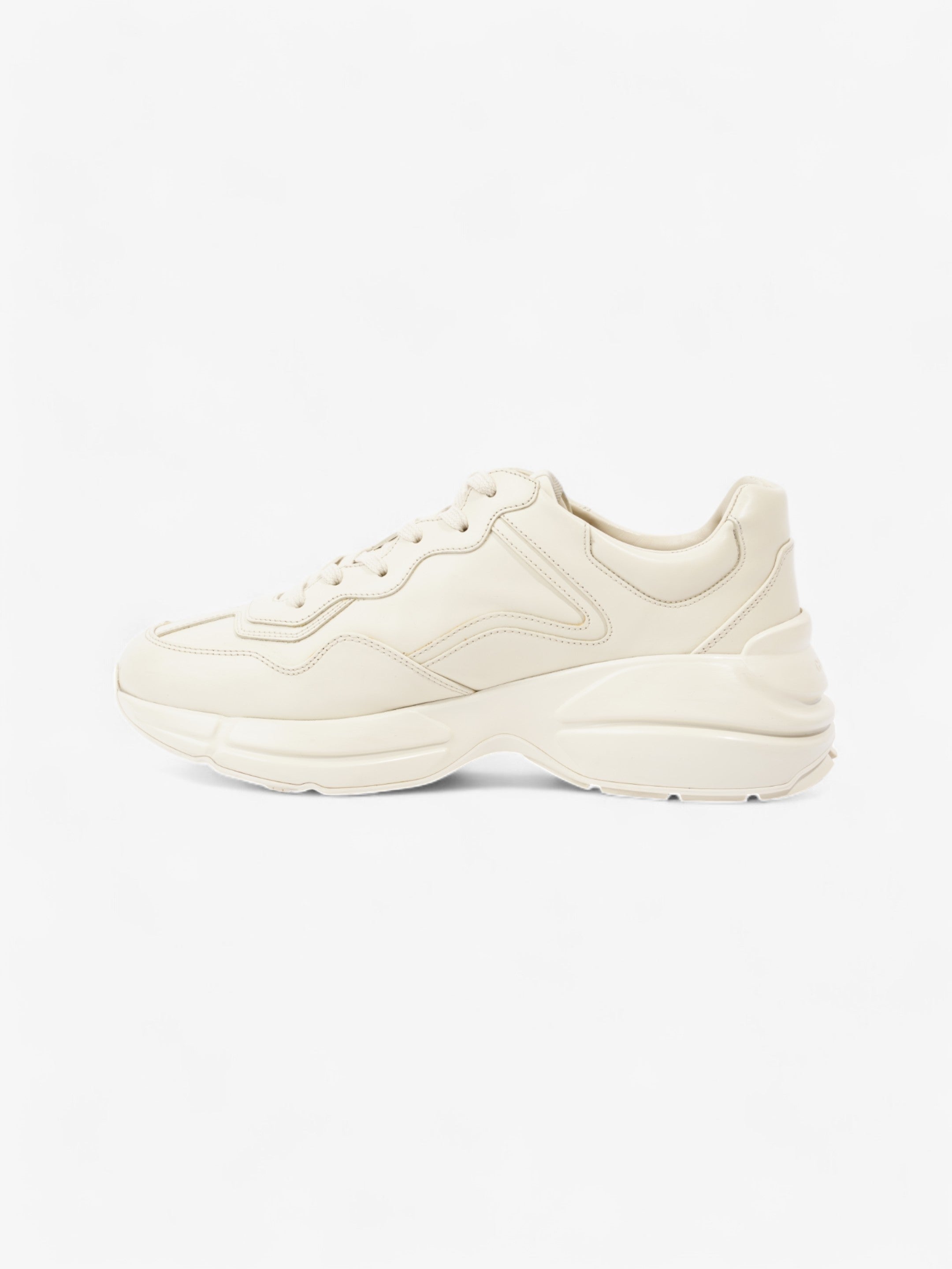Gucci Rhyton Sneakers Beige  / Red / Green Leather EU 42.5 UK 8.5