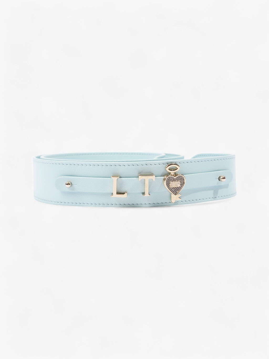 Christian Dior Lady Dior Pale Blue Lambskin Leather Small