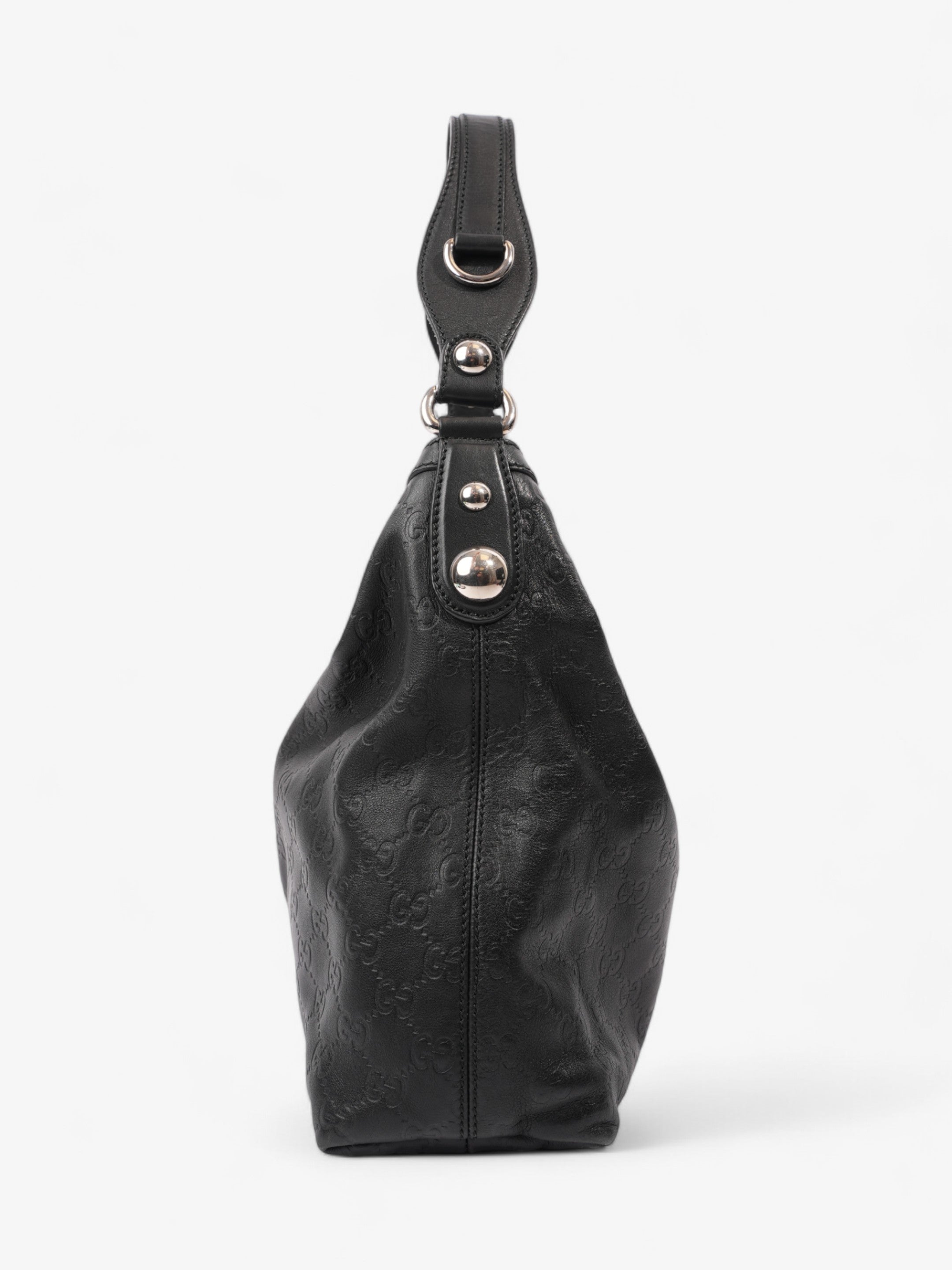 Gucci Shoulder Bag Black Leather