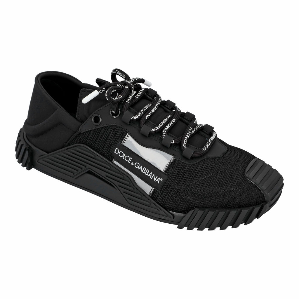 Men's Dolce & Gabbana NS1 Slip on sneakers in mixed materials in black