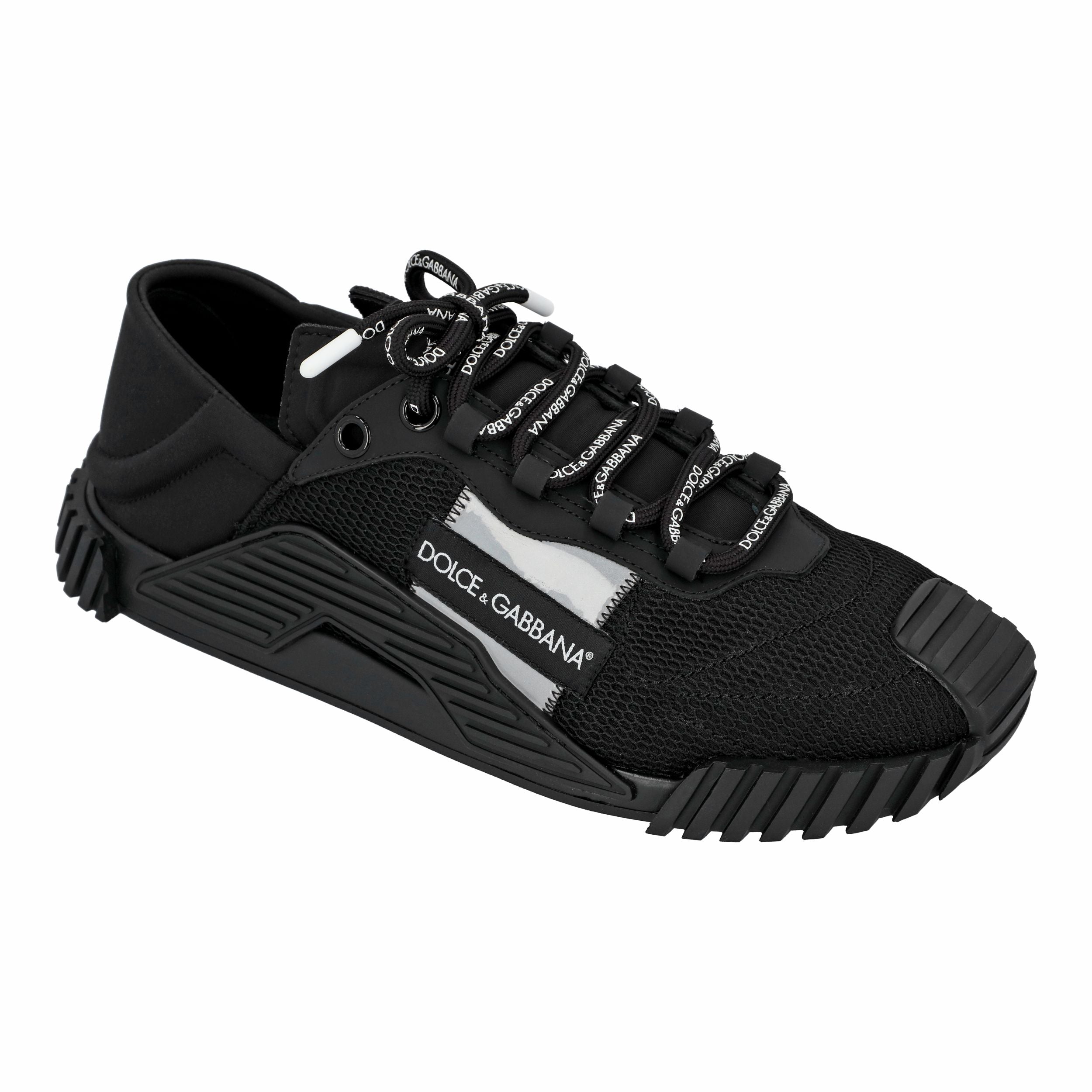 Men's Dolce & Gabbana NS1 Slip on sneakers in mixed materials in black
