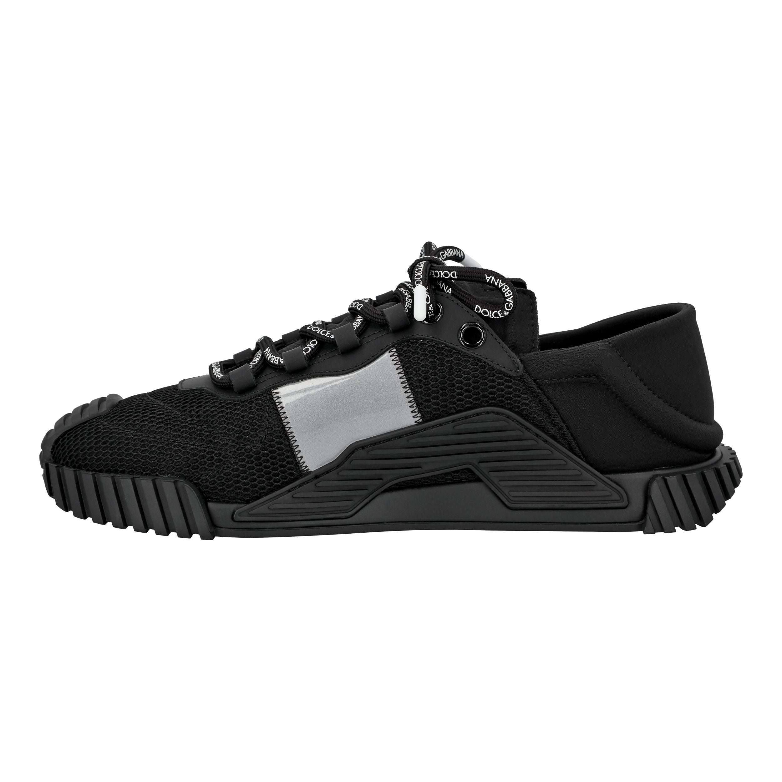 Men's Dolce & Gabbana NS1 Slip on sneakers in mixed materials in black