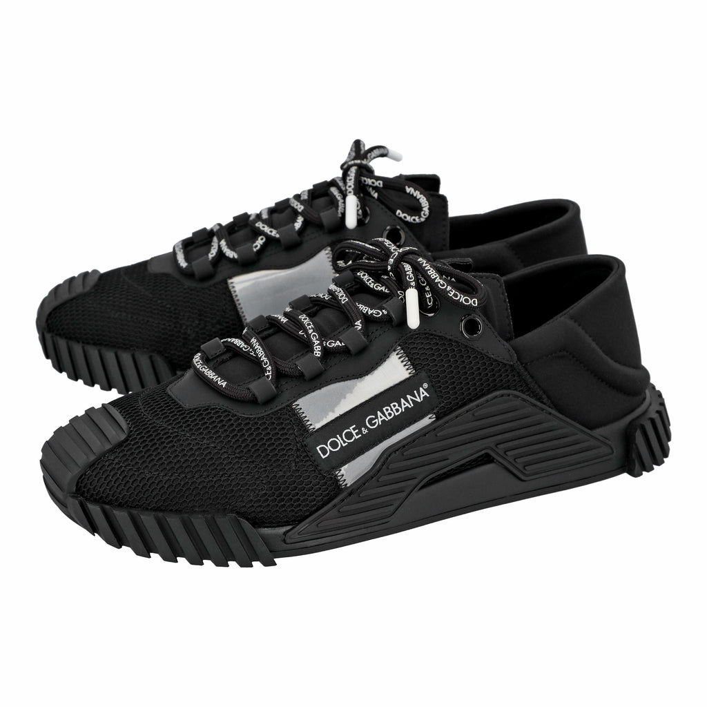 Men's Dolce & Gabbana NS1 Slip on sneakers in mixed materials in black