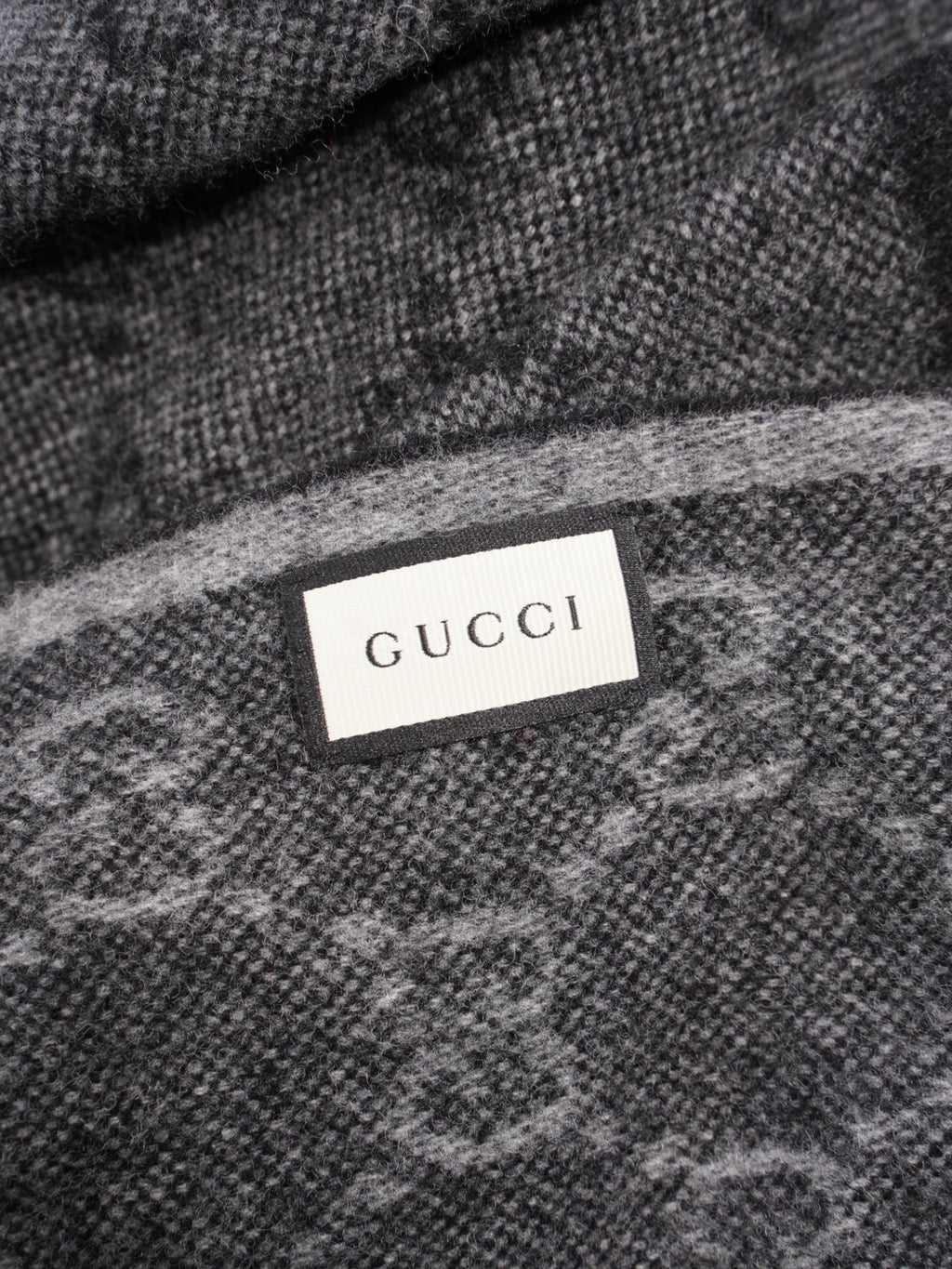 Gucci GG Web Scarf GG Supreme / Red / Green Wool