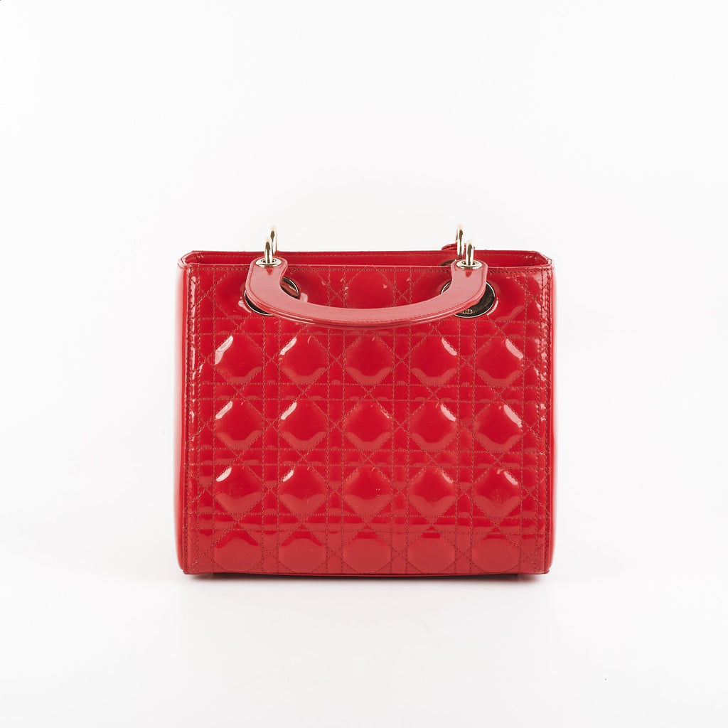 Dior Medium Lady Dior Red