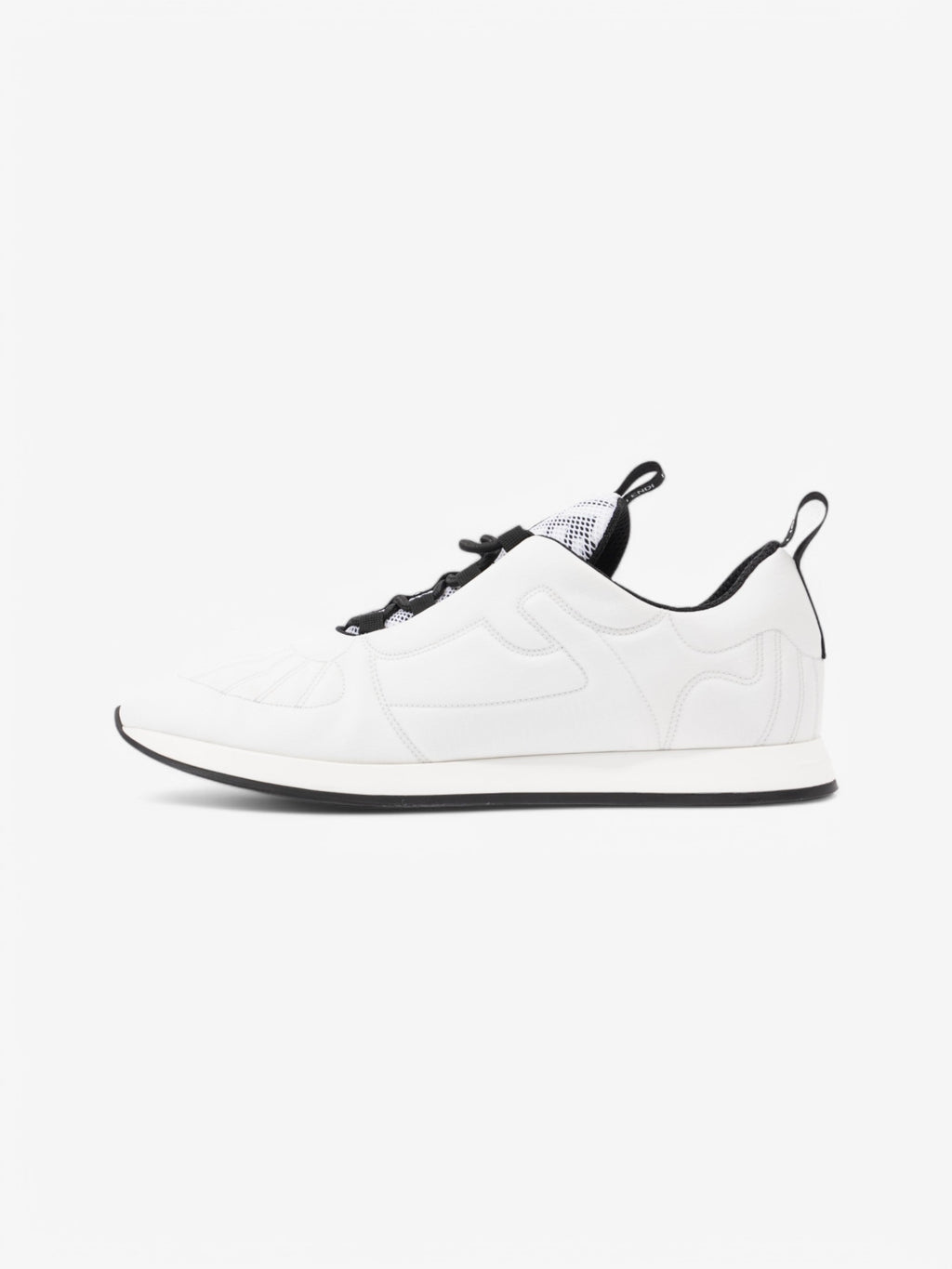Fendi FFreedom Sneakers White  / Black Technical Fabric EU 41 UK 8