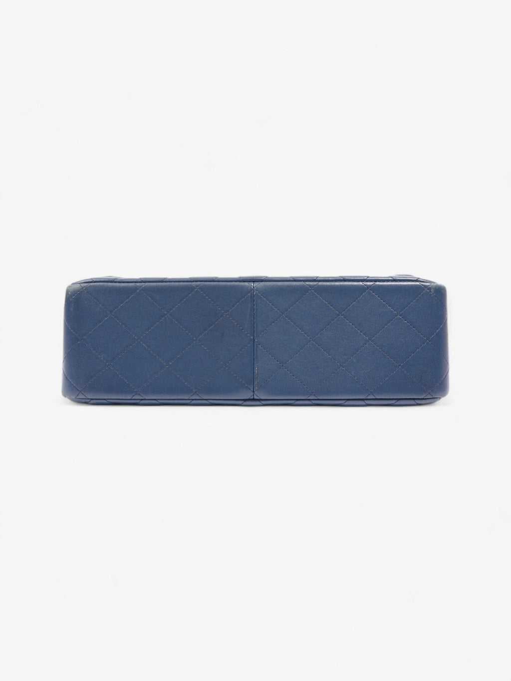 Chanel Classic Flap Blue Lambskin Leather Large