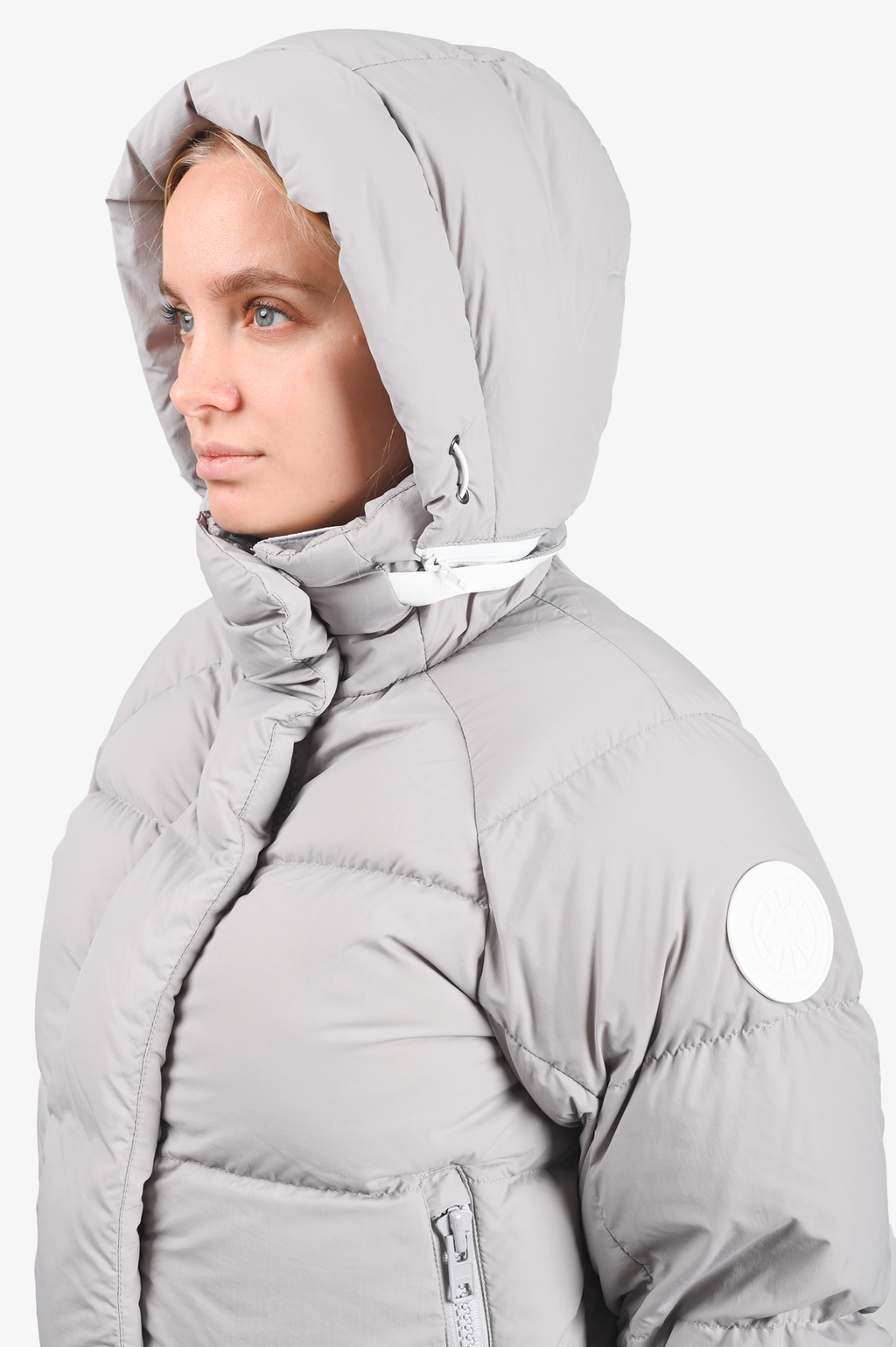 Canada Goose Grey "Arctic Program" Puffer Jacket Size XXS