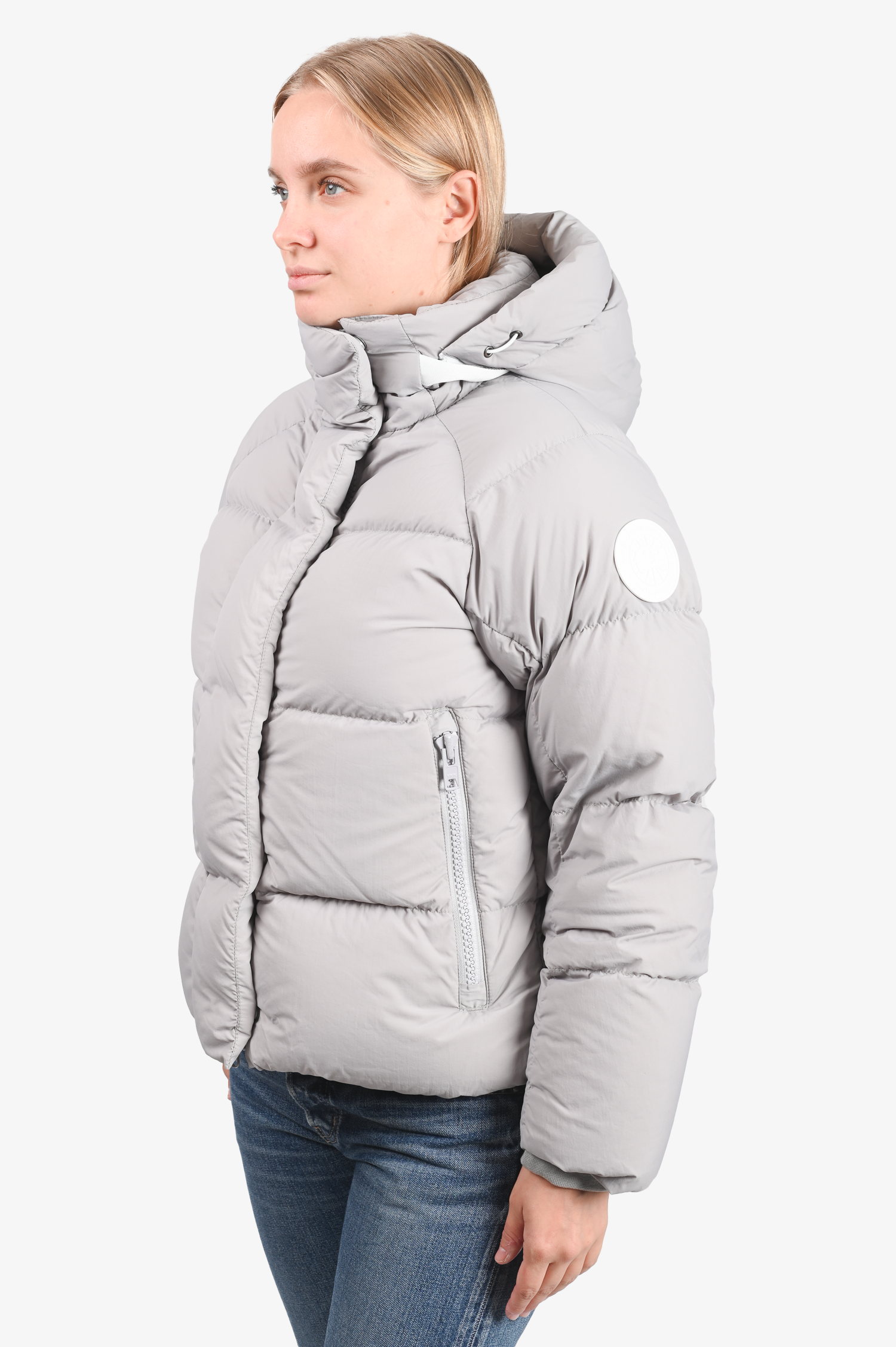 Canada Goose Grey "Arctic Program" Puffer Jacket Size XXS