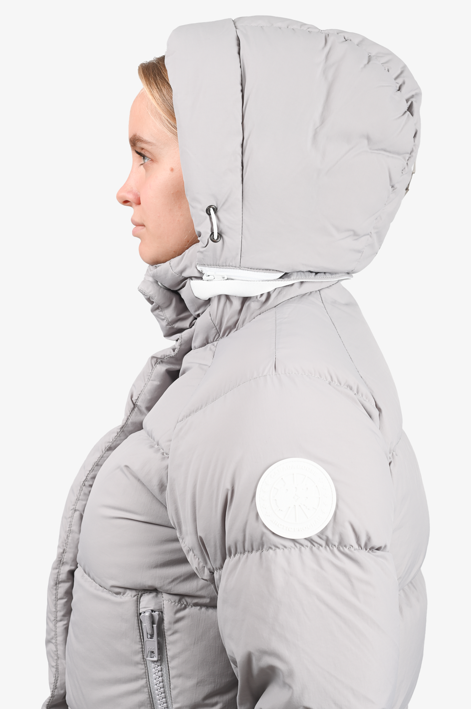 Canada Goose Grey "Arctic Program" Puffer Jacket Size XXS