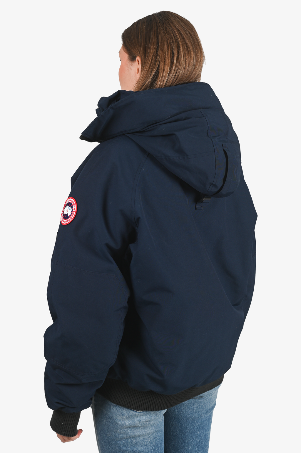 Canada Goose Navy Down Bomber Parka Size L Mens