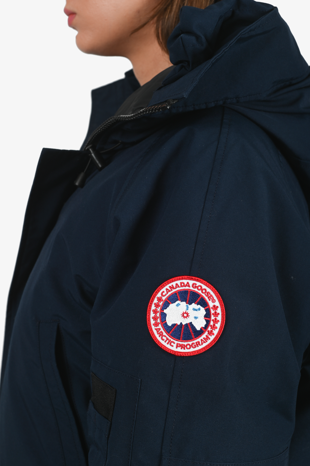 Canada Goose Navy Down Bomber Parka Size L Mens