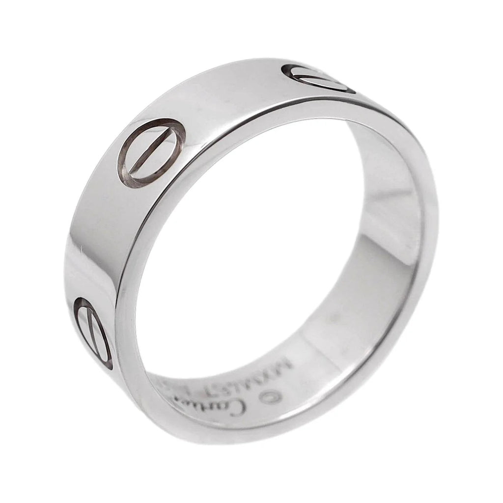 CARTIER 18K WHITE GOLD 5.5MM LOVE RING