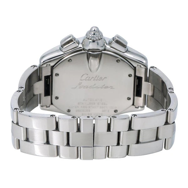 CARTIER ROADSTAR CHRONOGRAPH STAINLESS STEEL XL WATCH W62020X6