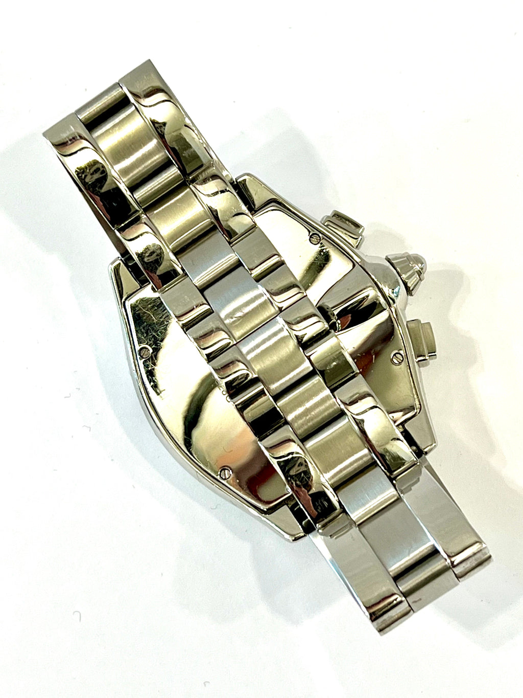 CARTIER ROADSTAR CHRONOGRAPH STAINLESS STEEL XL WATCH W62020X6
