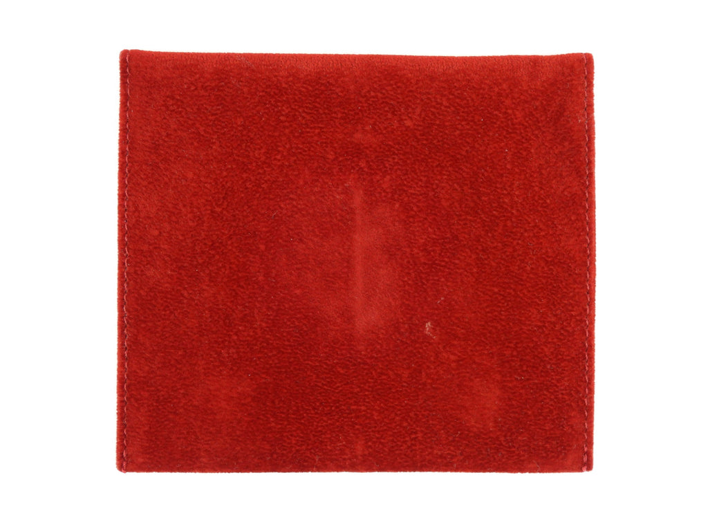 Cartier Red Jewelry Travel Pouch and Watch Bracelet Cushion