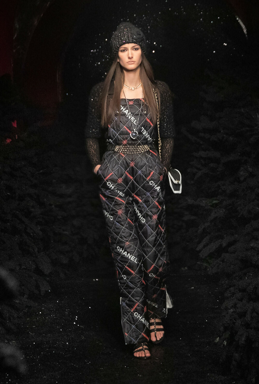 Chanel Quilted Black Logo Ski Jumpsuit, 2021- Rare Collector's Piece