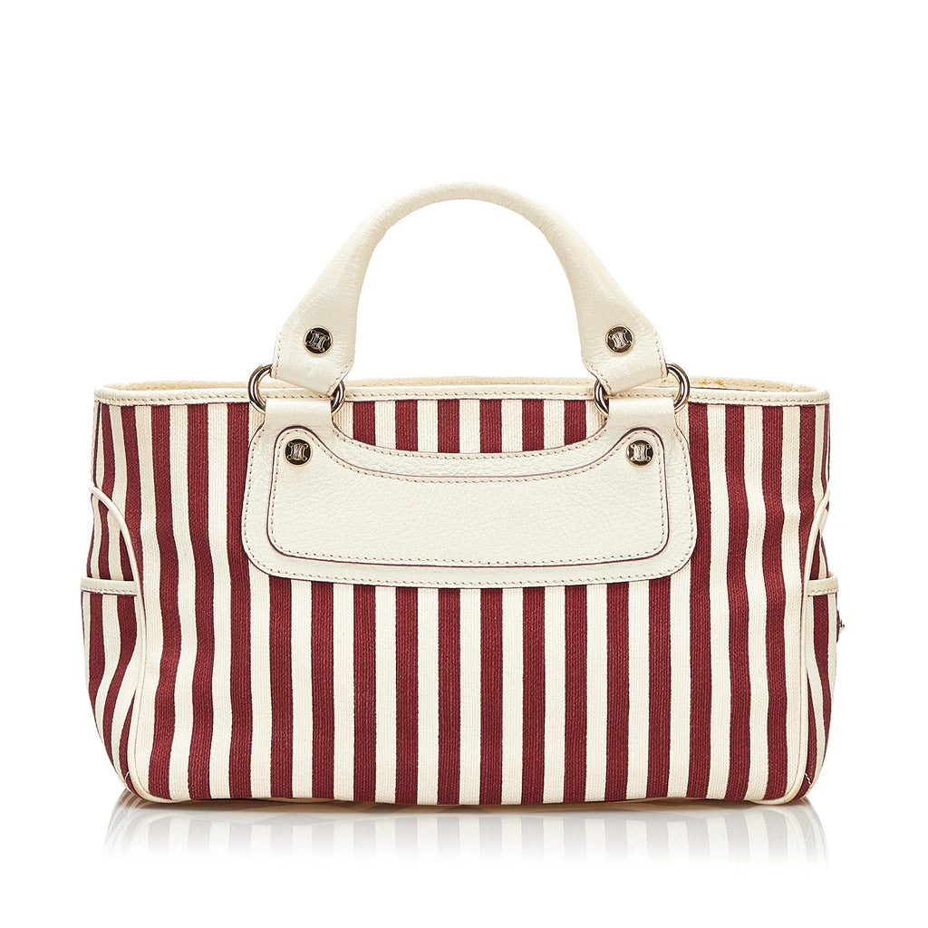 Celine Boogie Canvas Handbag (SHG-35744)