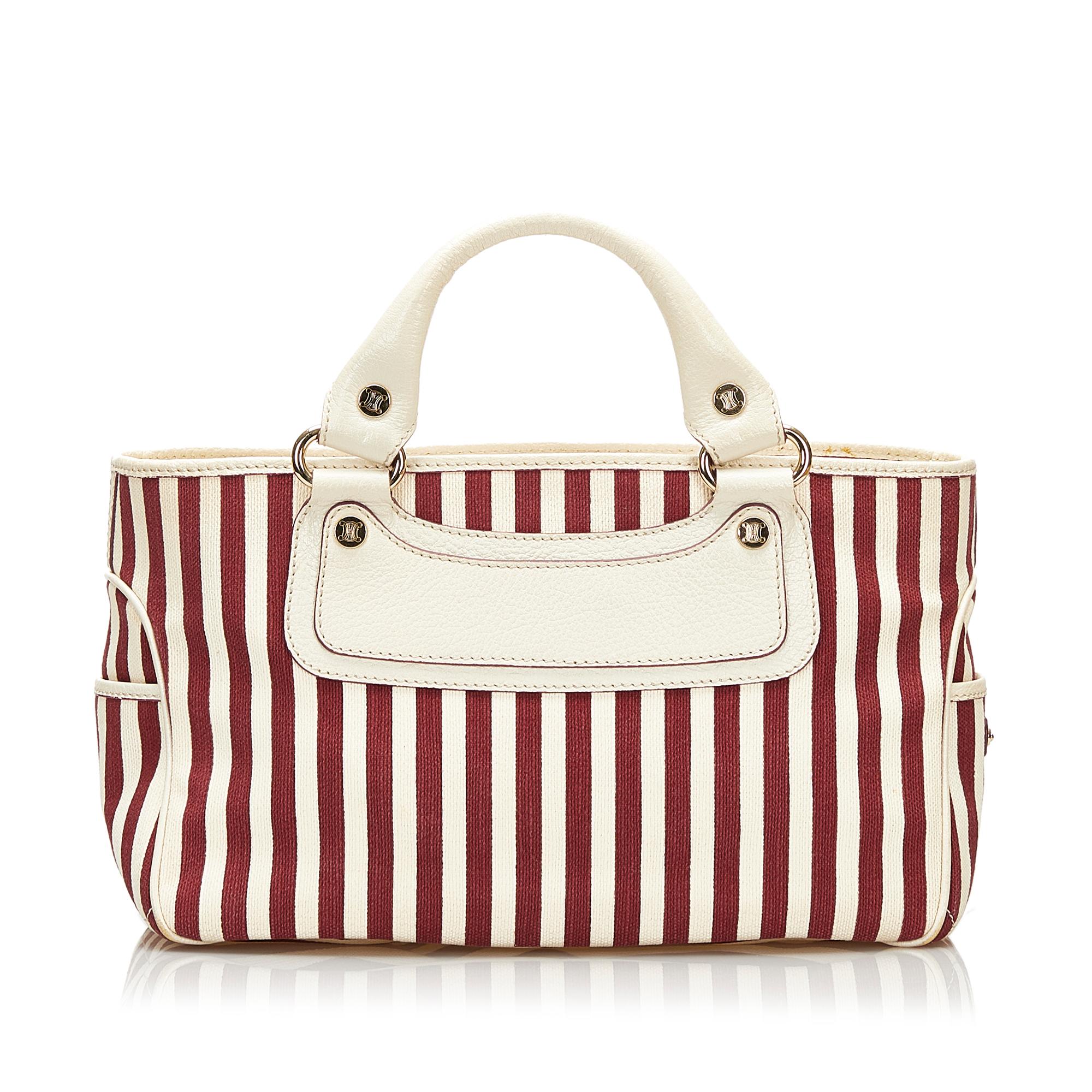 Celine Boogie Canvas Handbag (SHG-35744)