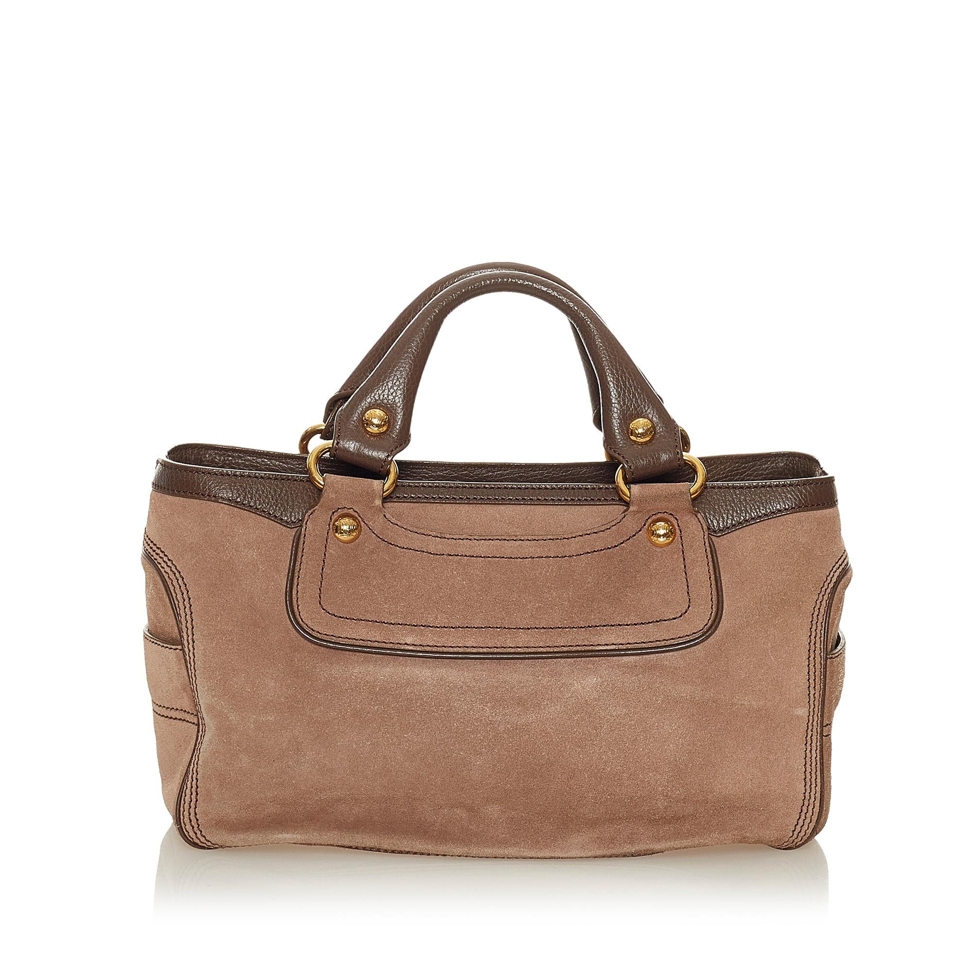 Celine Boogie Suede Leather Handbag (SHG-HzNOmg)